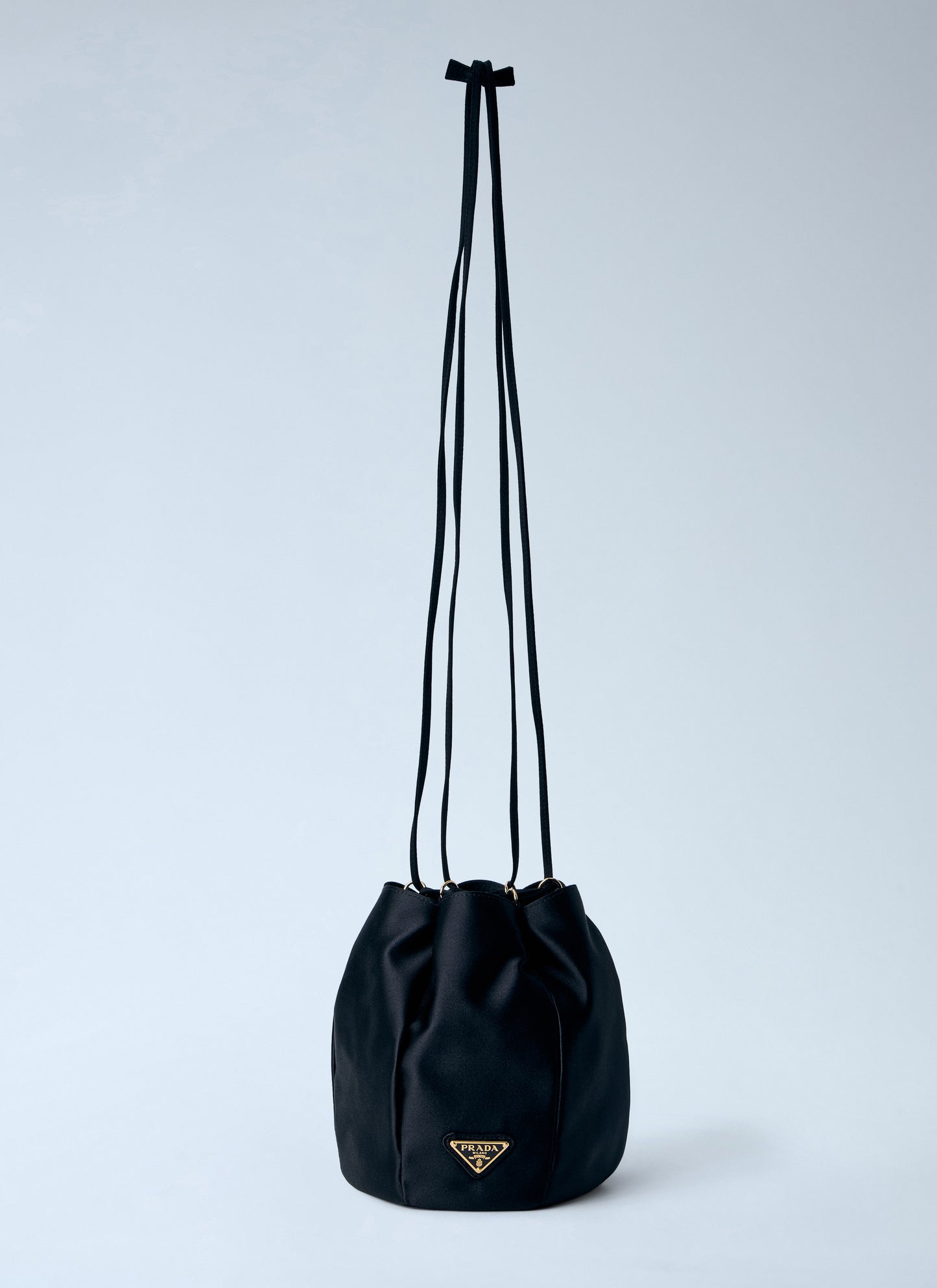 Prada Women Satin Mini Bucket Bag PRADA
