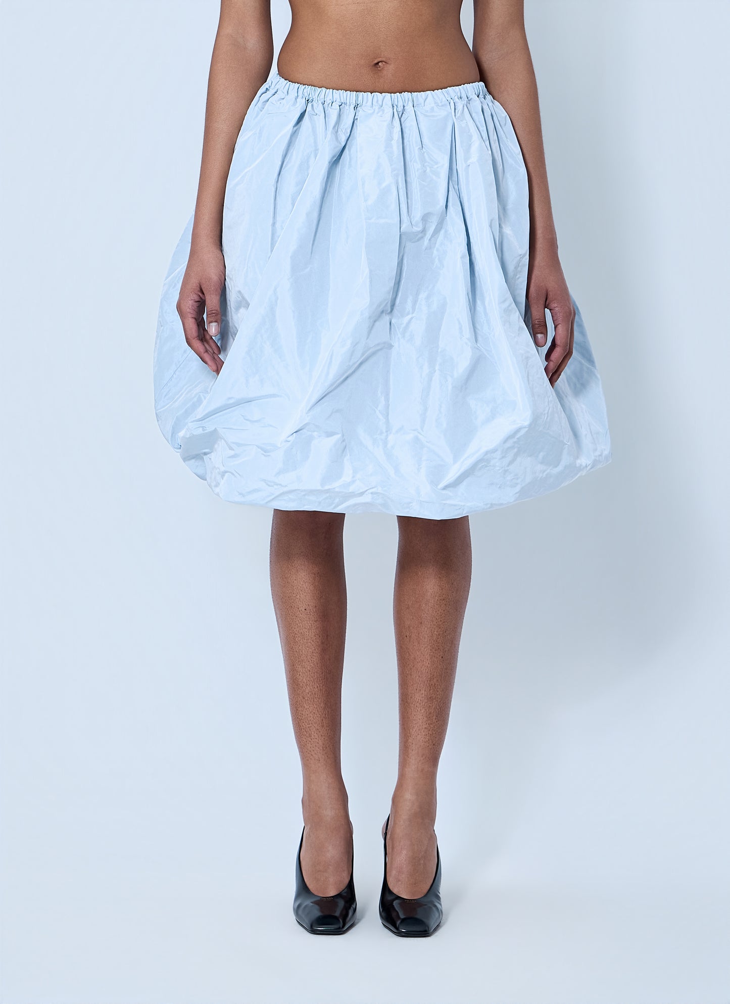 Prada Women Balloon Skirt In Structured Fabric PRADA