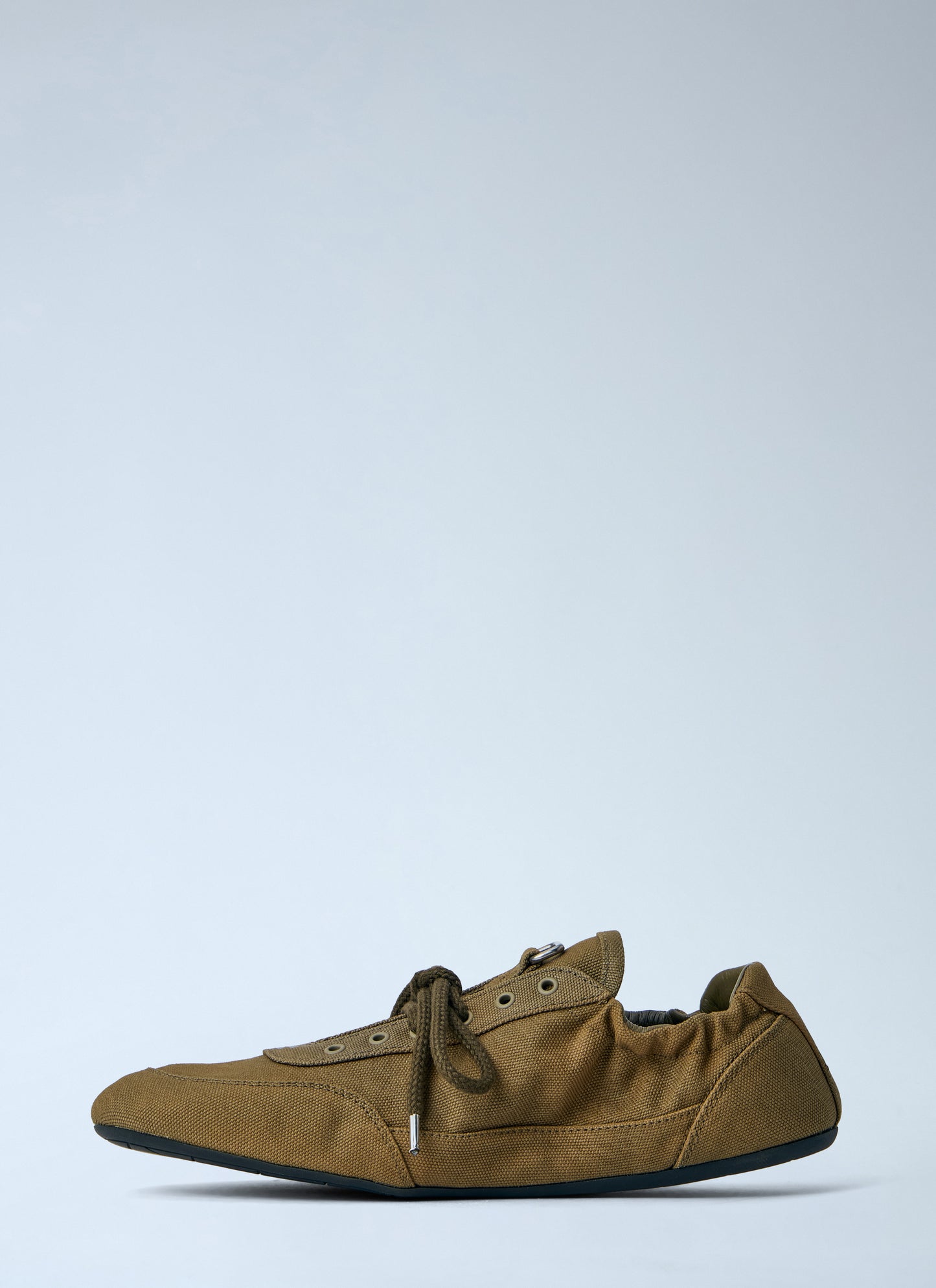 Prada Women Collapse Canvas Sneakers PRADA