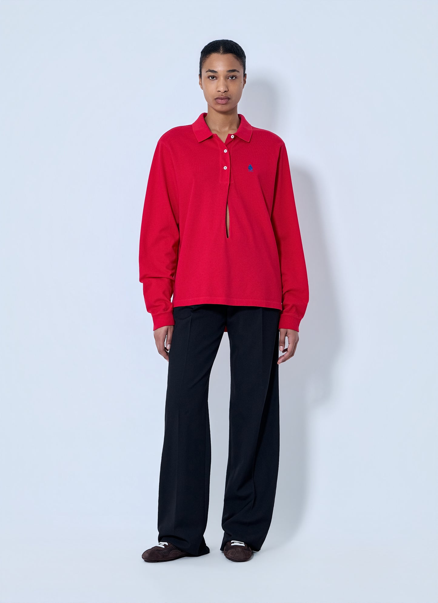 Prada Women Cotton Piqué Polo Shirt PRADA