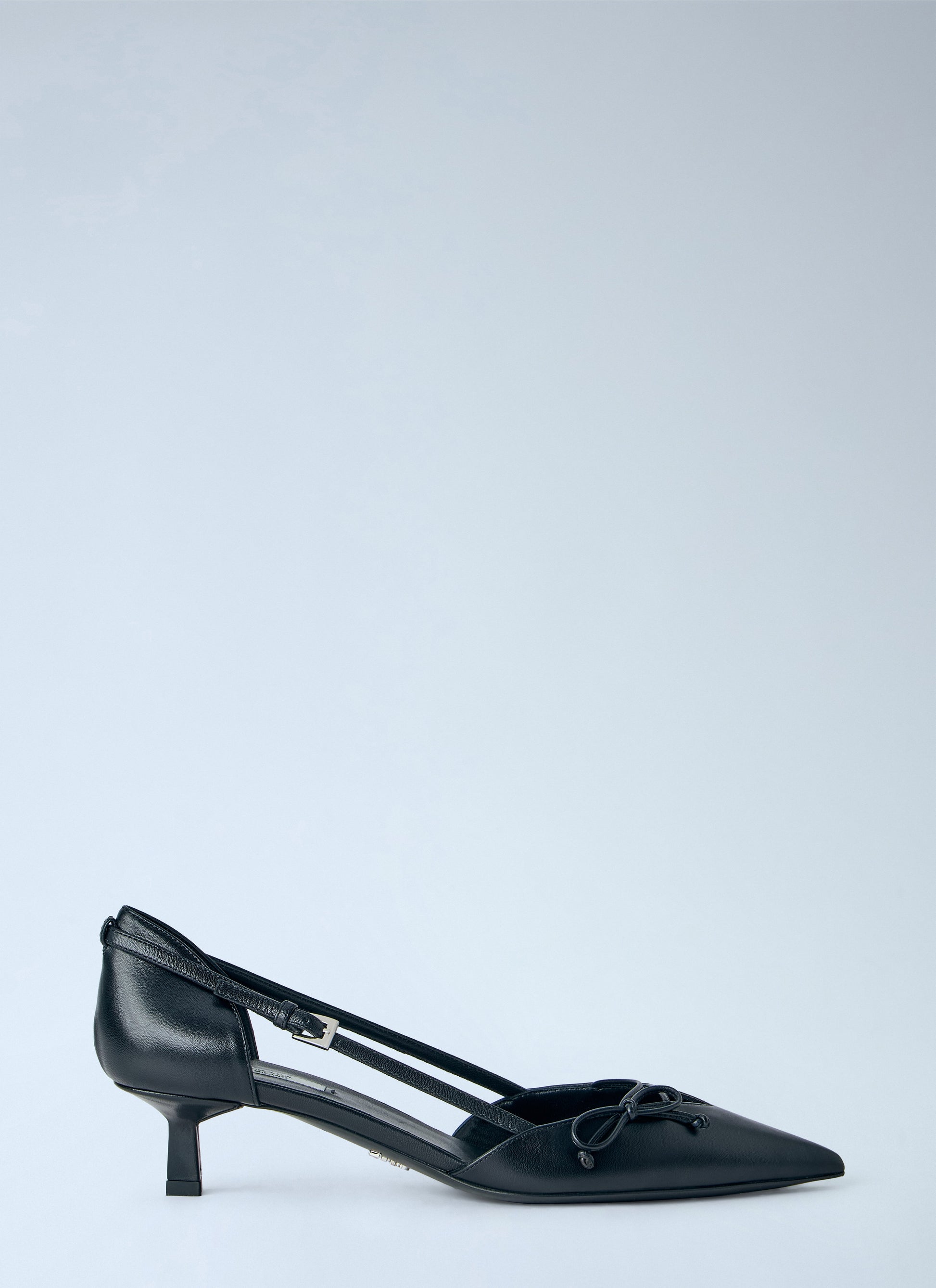Prada Women Side-Open Leather Pumps PRADA