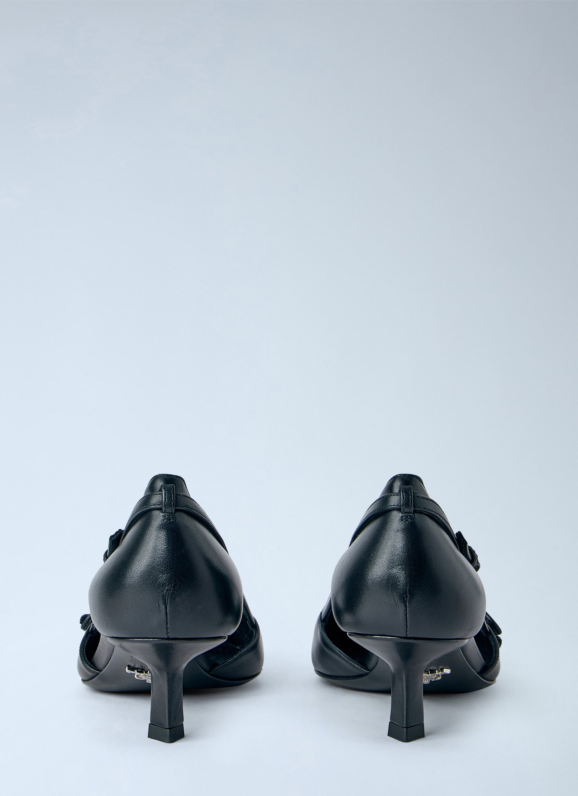 Prada Women Side-Open Leather Pumps PRADA