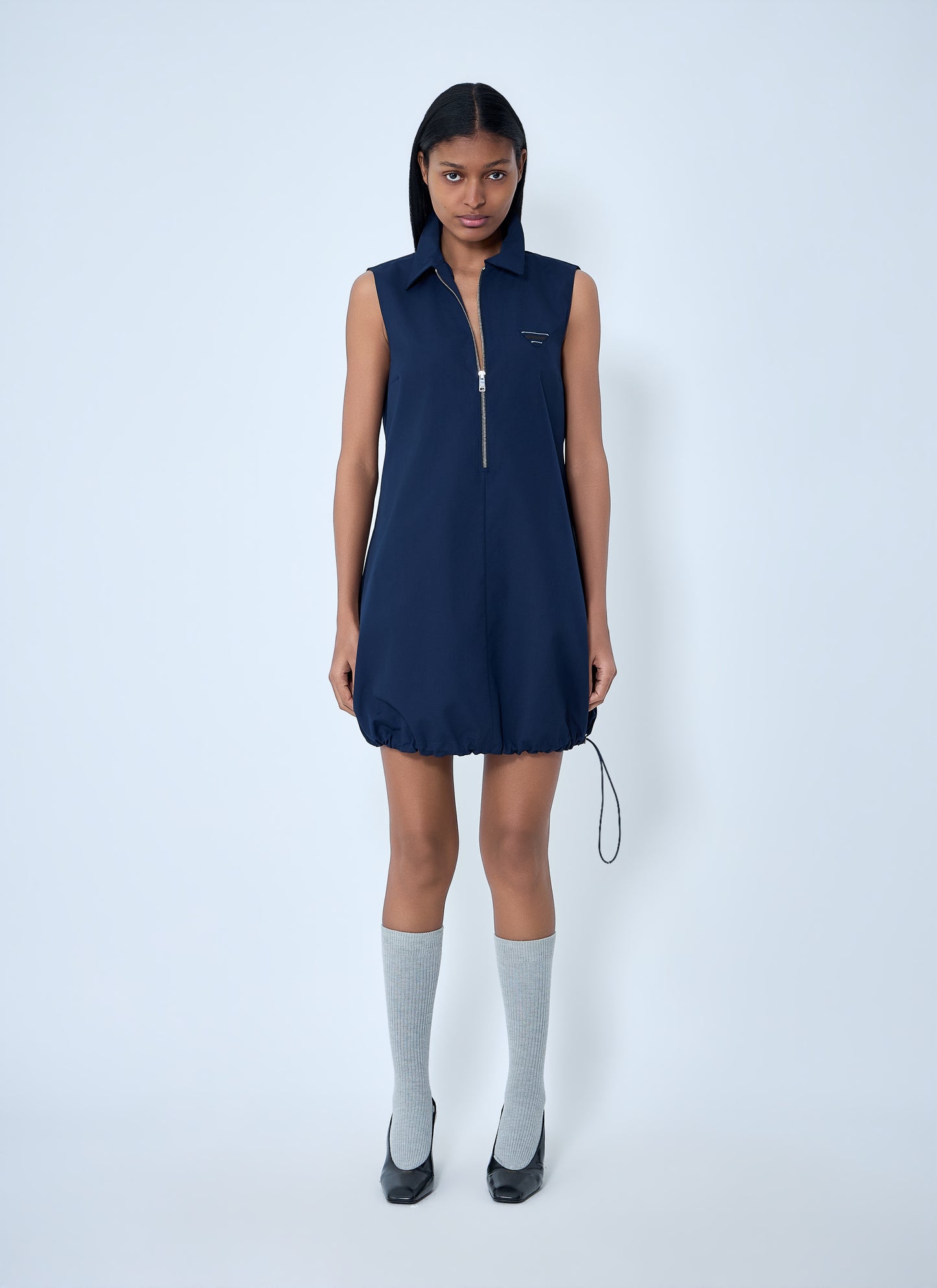 Prada Women Logo Motif Cargo Dress PRADA