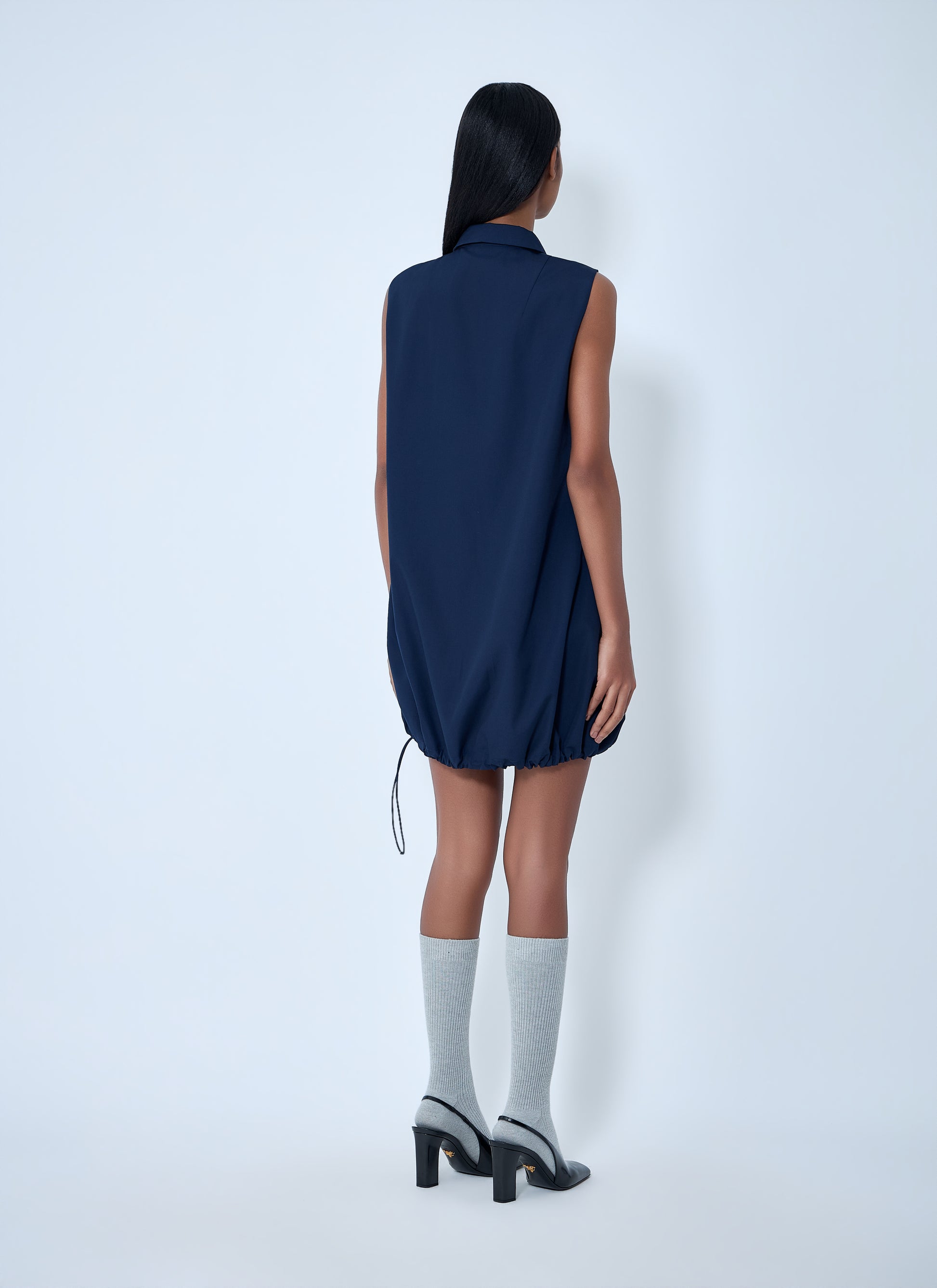 Prada Women Logo Motif Cargo Dress PRADA