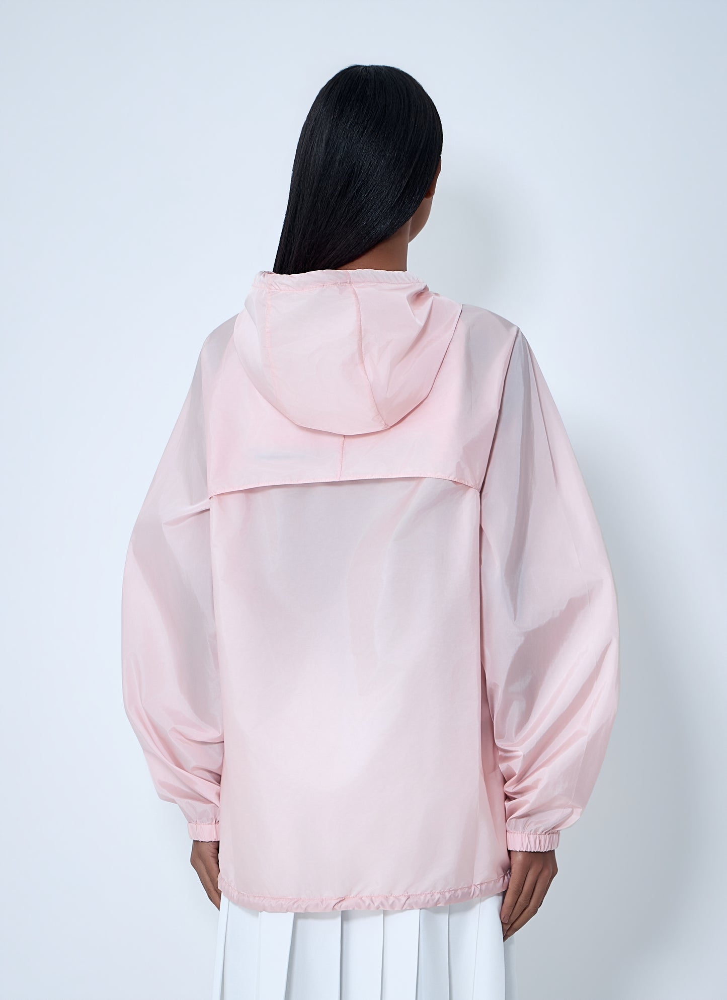 Prada Women Re-Nylon Hooded Windbreaker Jacket PRADA