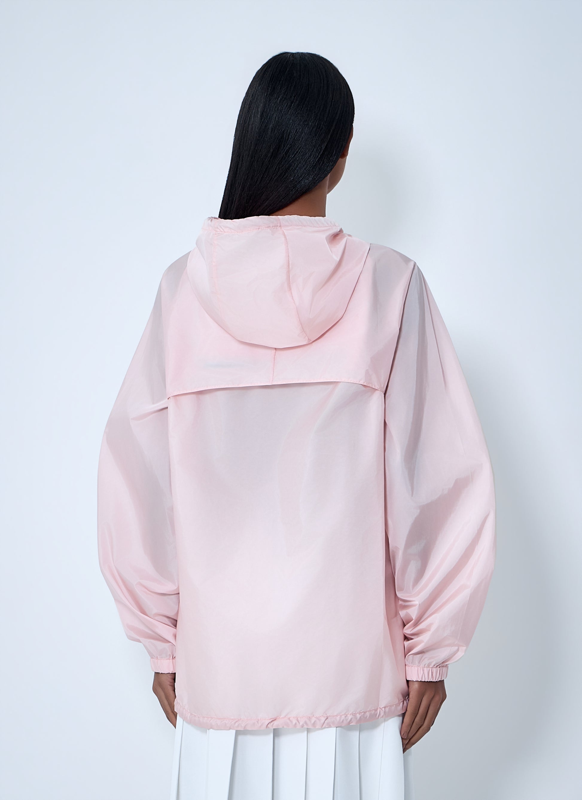 Prada Women Re-Nylon Hooded Windbreaker Jacket PRADA
