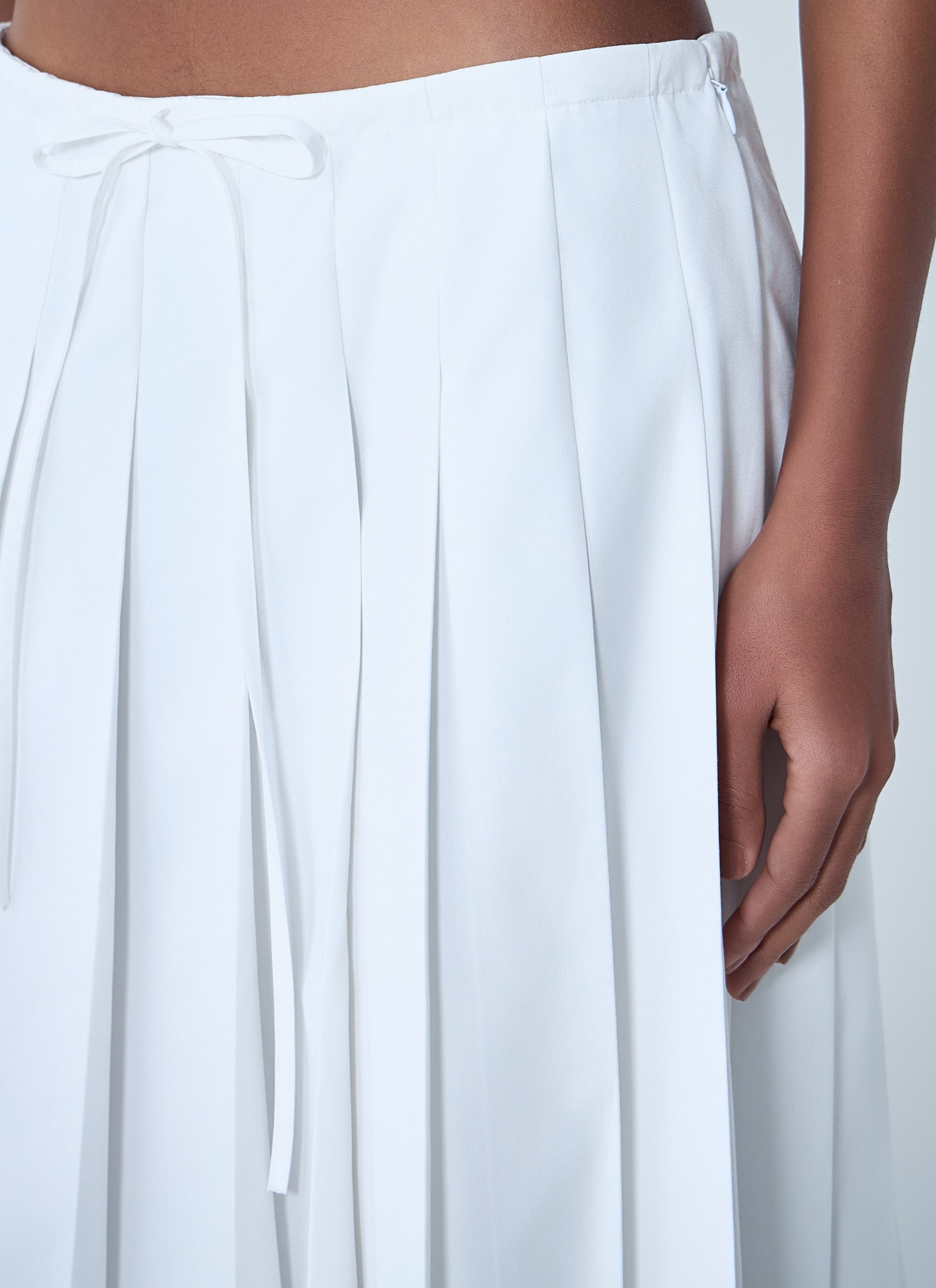 Prada Women Pleated Midi Skirt PRADA