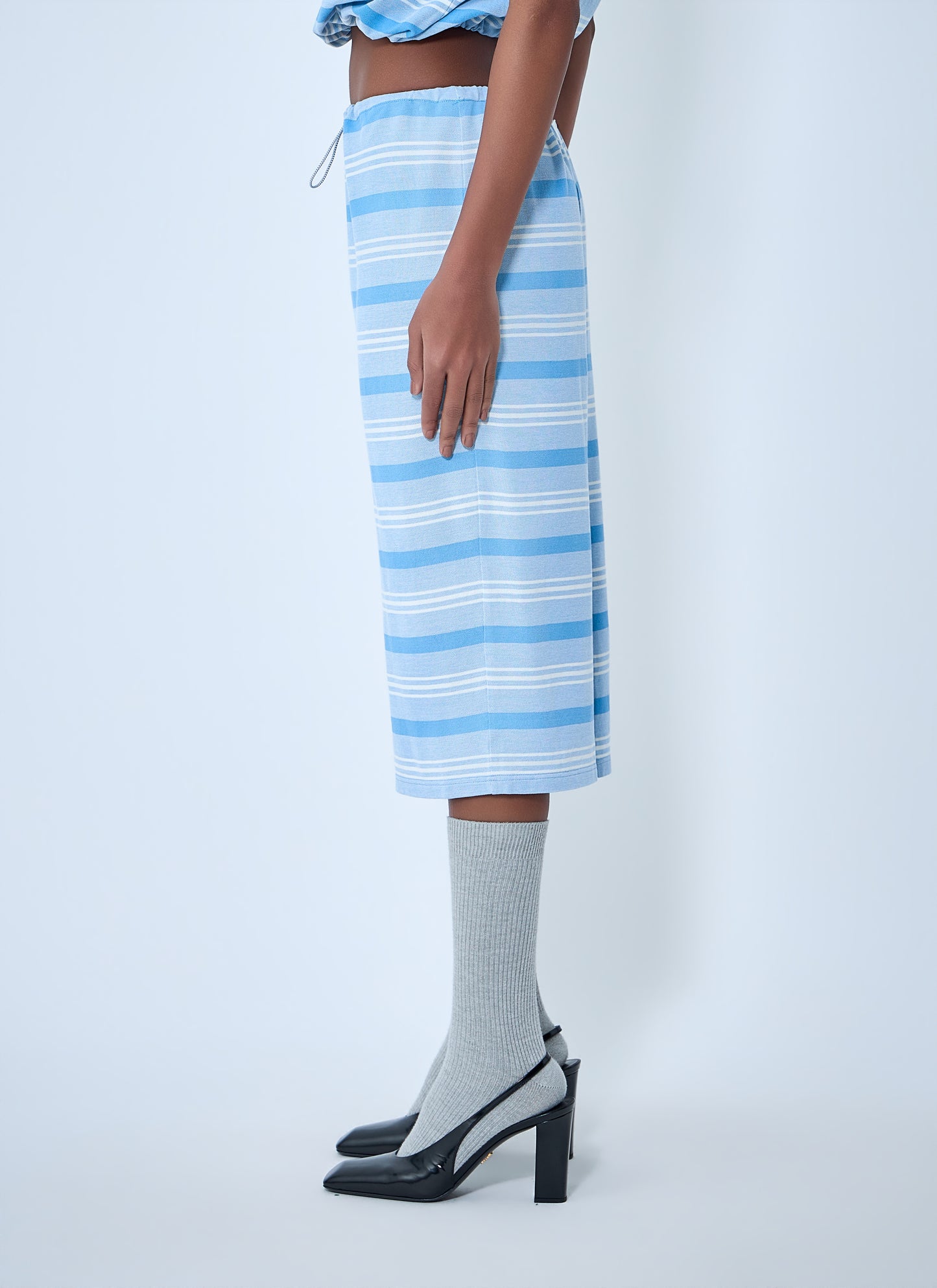 Prada Women Striped Pencil Skirt PRADA