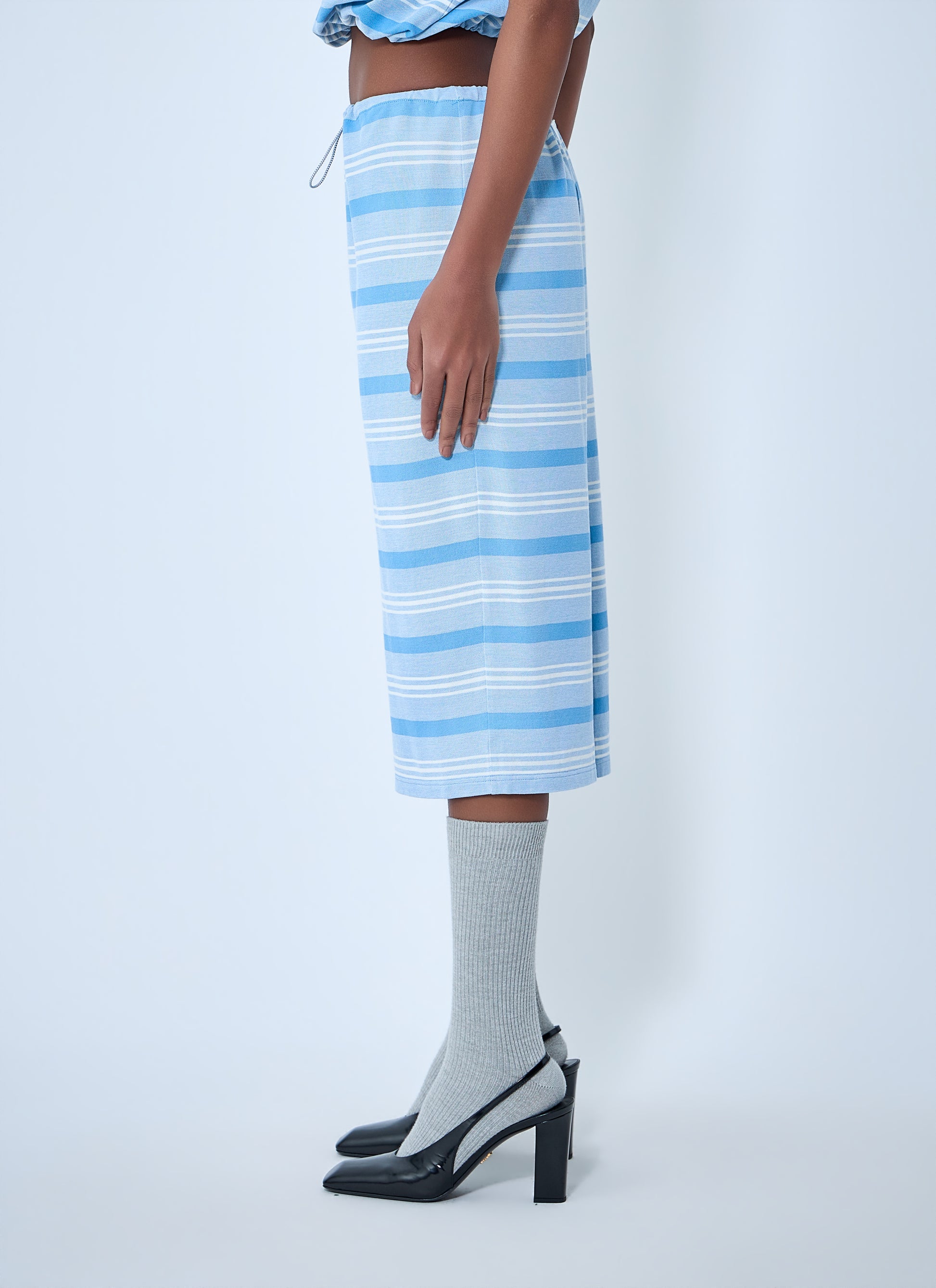 Prada Women Striped Pencil Skirt PRADA