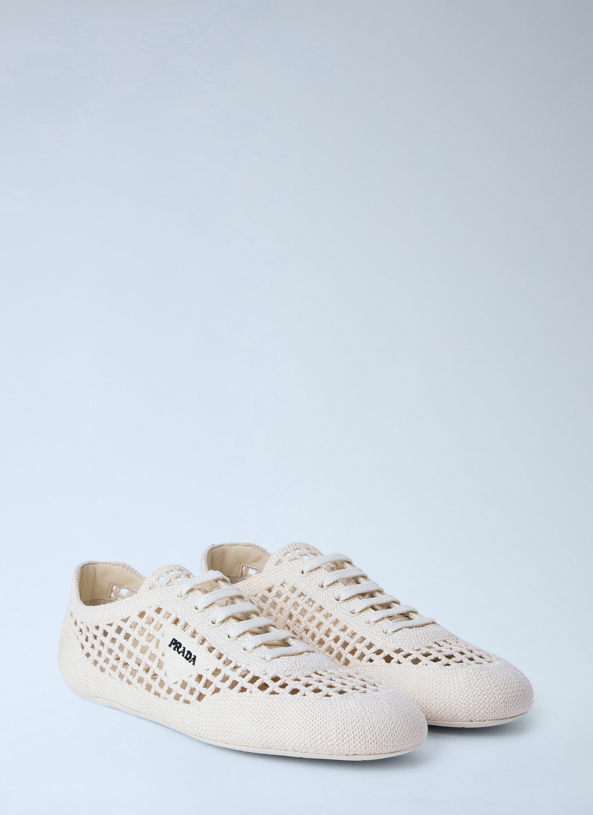Prada Women Collapse Crochet Sneakers PRADA