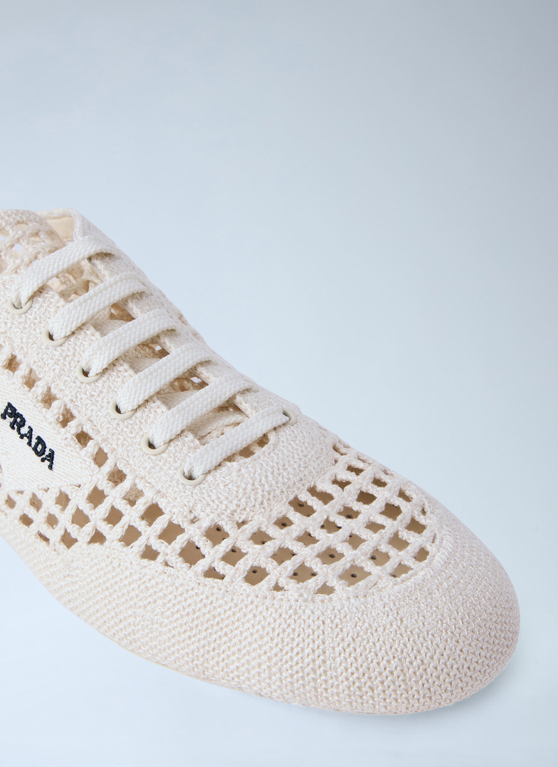 Prada Women Collapse Crochet Sneakers PRADA