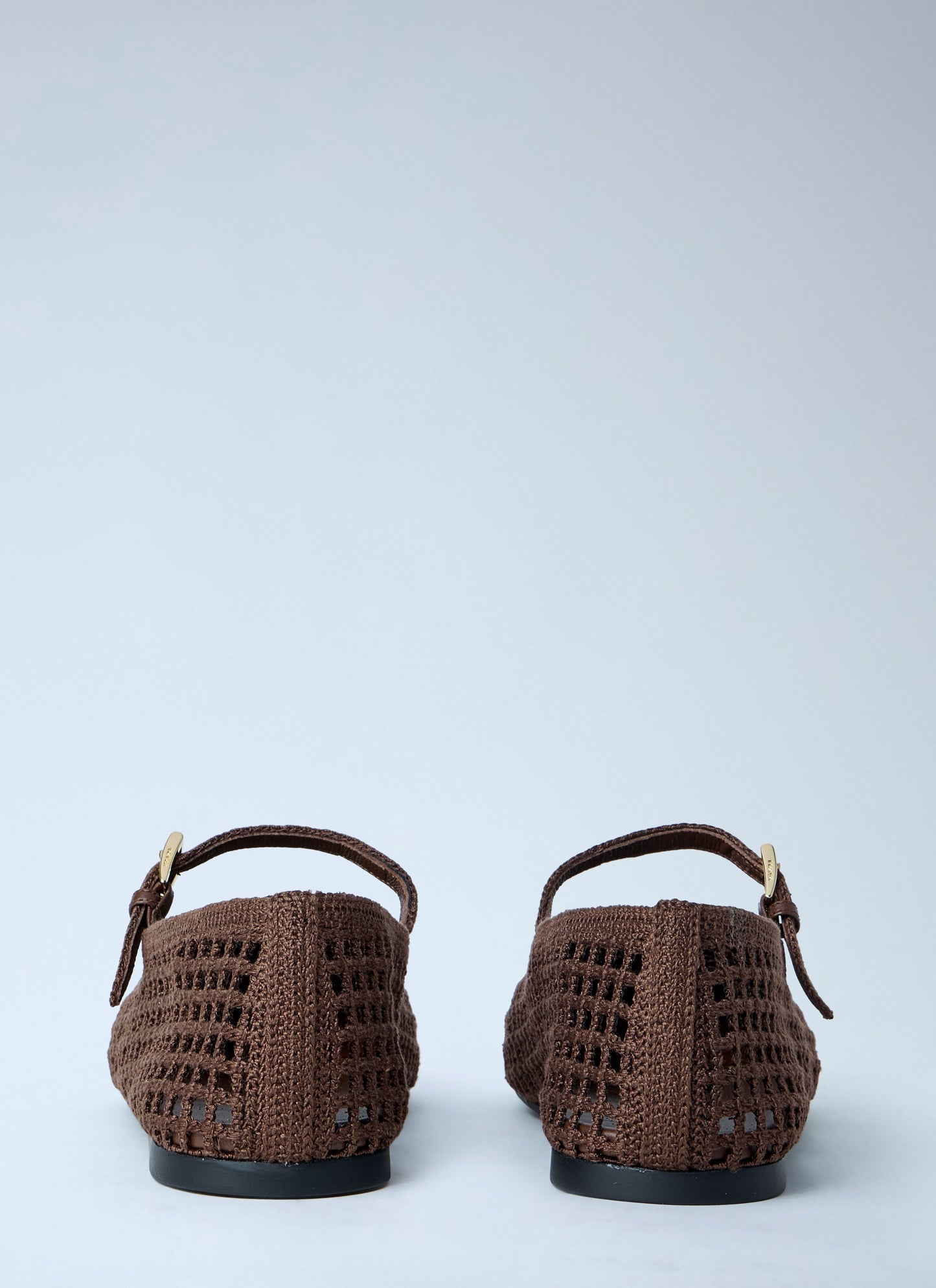Prada Women Crochet Knit Ballerina Flats PRADA