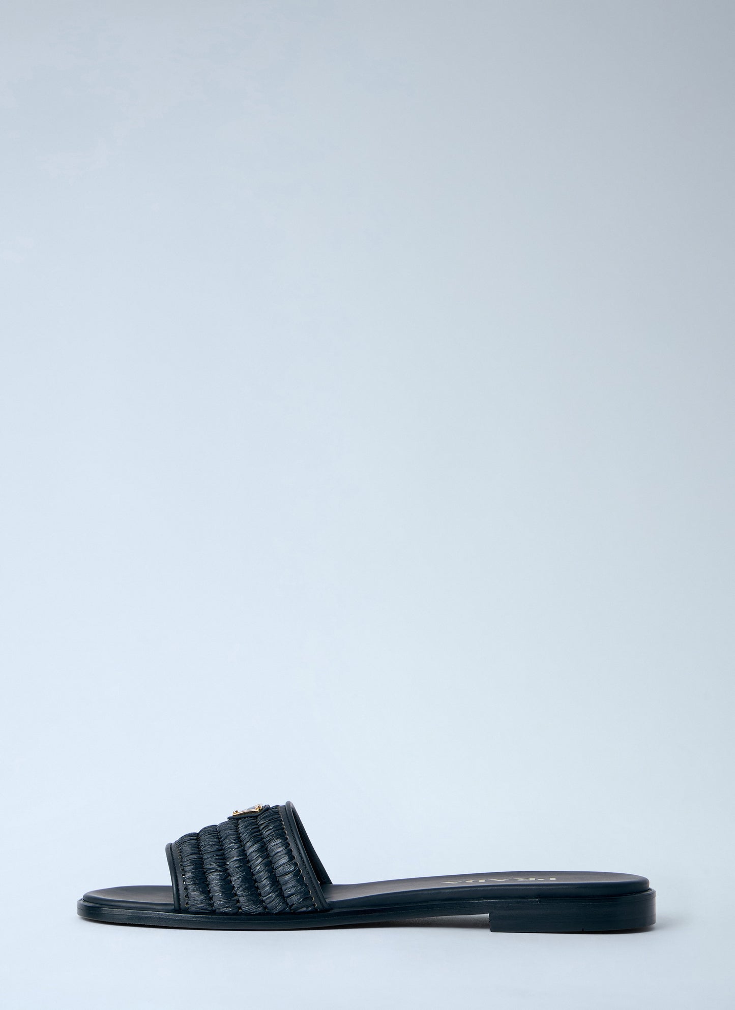 Prada Women Leather Slides With Crochet Details PRADA