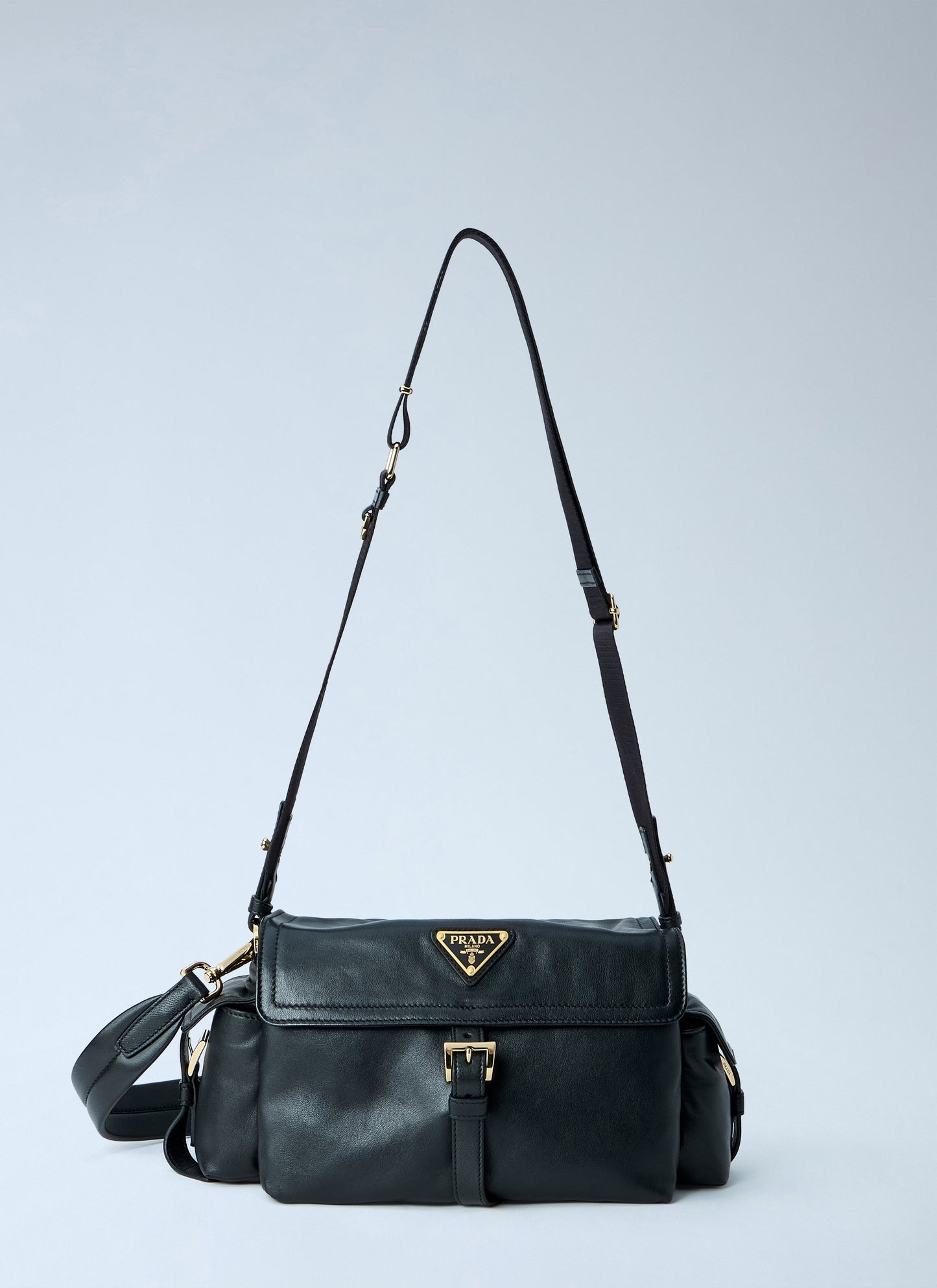 Prada Women Explore Medium Shoulder Bag With Flap PRADA