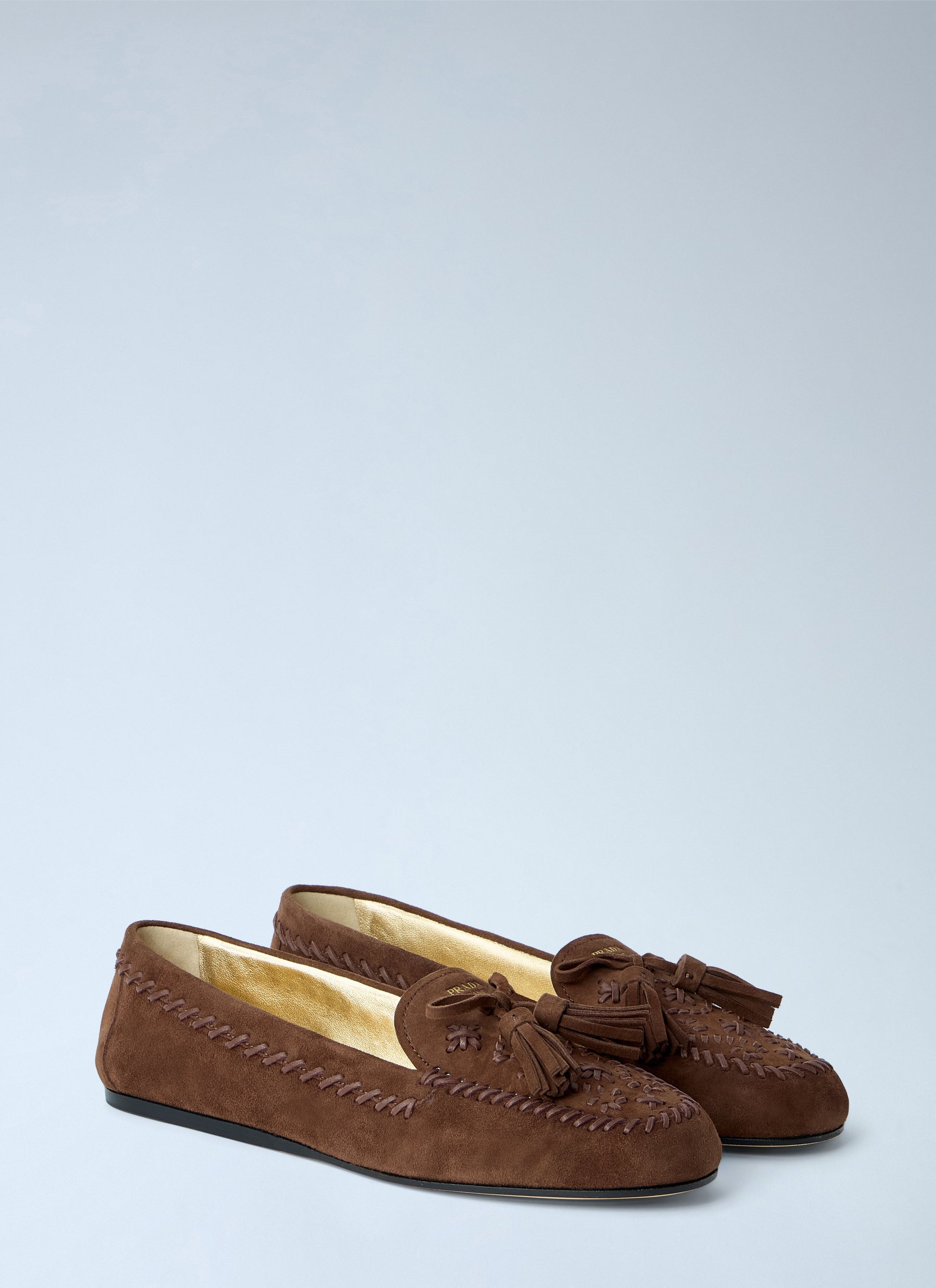 Prada Women Suede Loafers PRADA