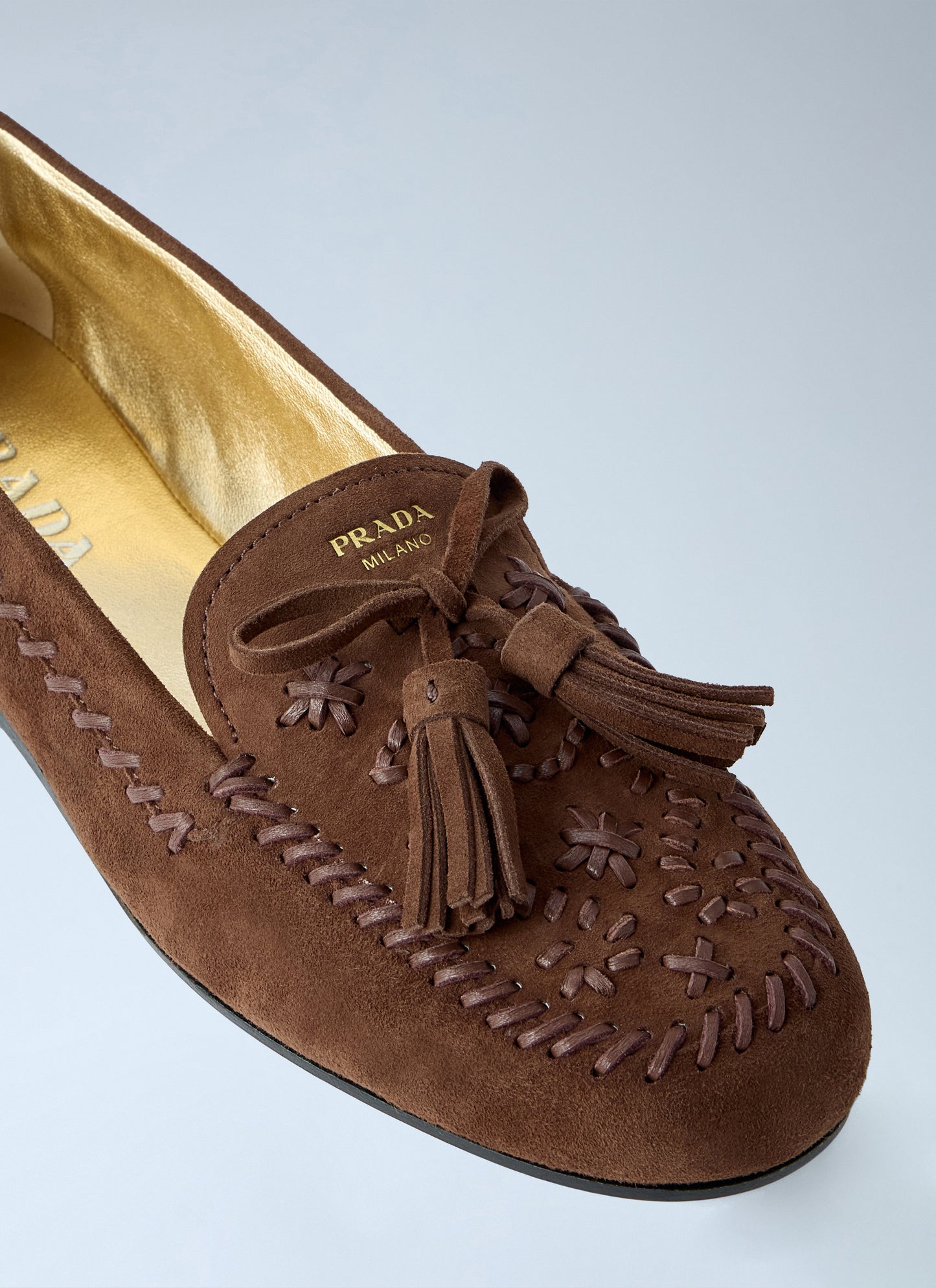 Prada Women Suede Loafers PRADA