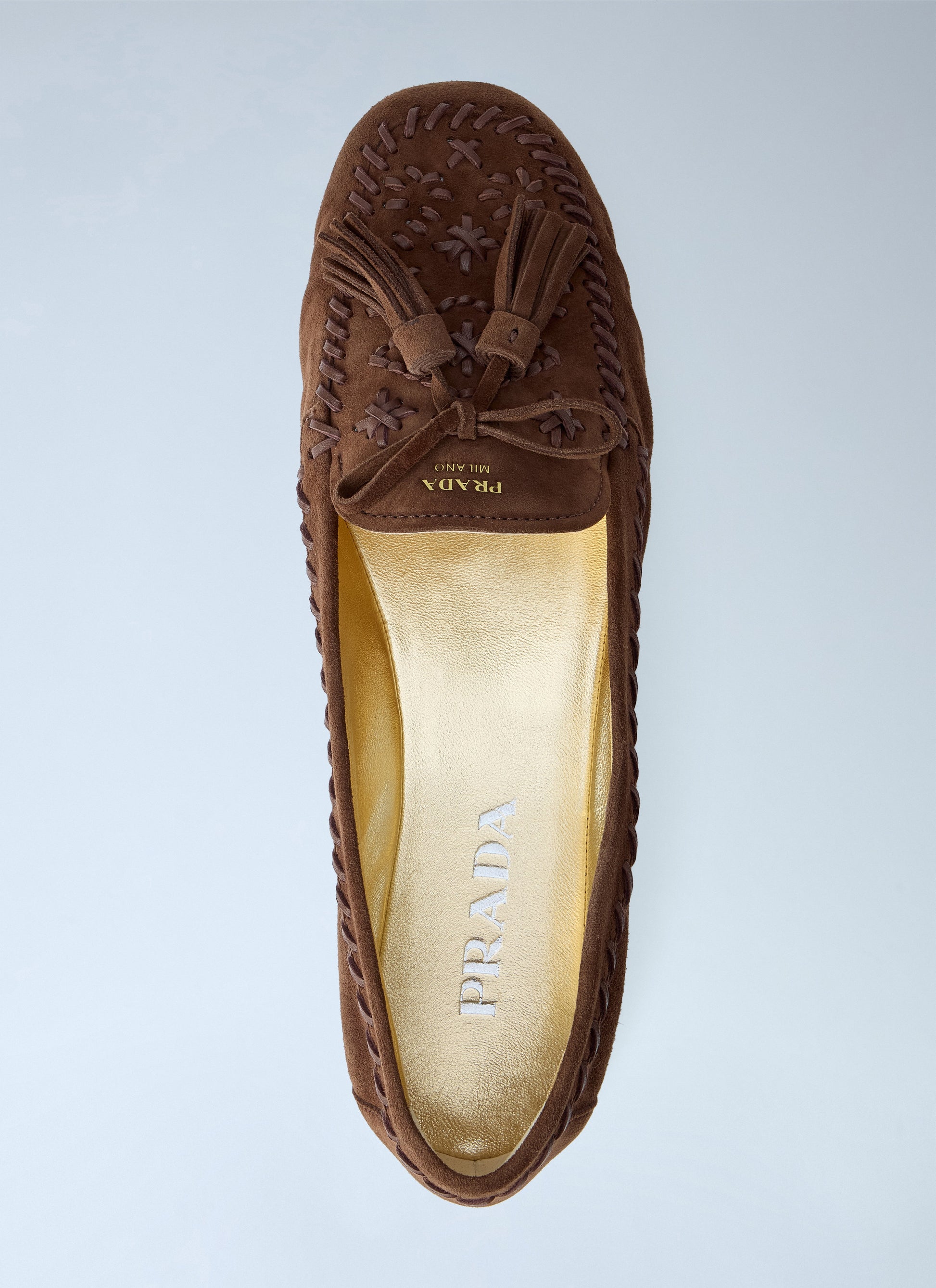 Prada Women Suede Loafers PRADA