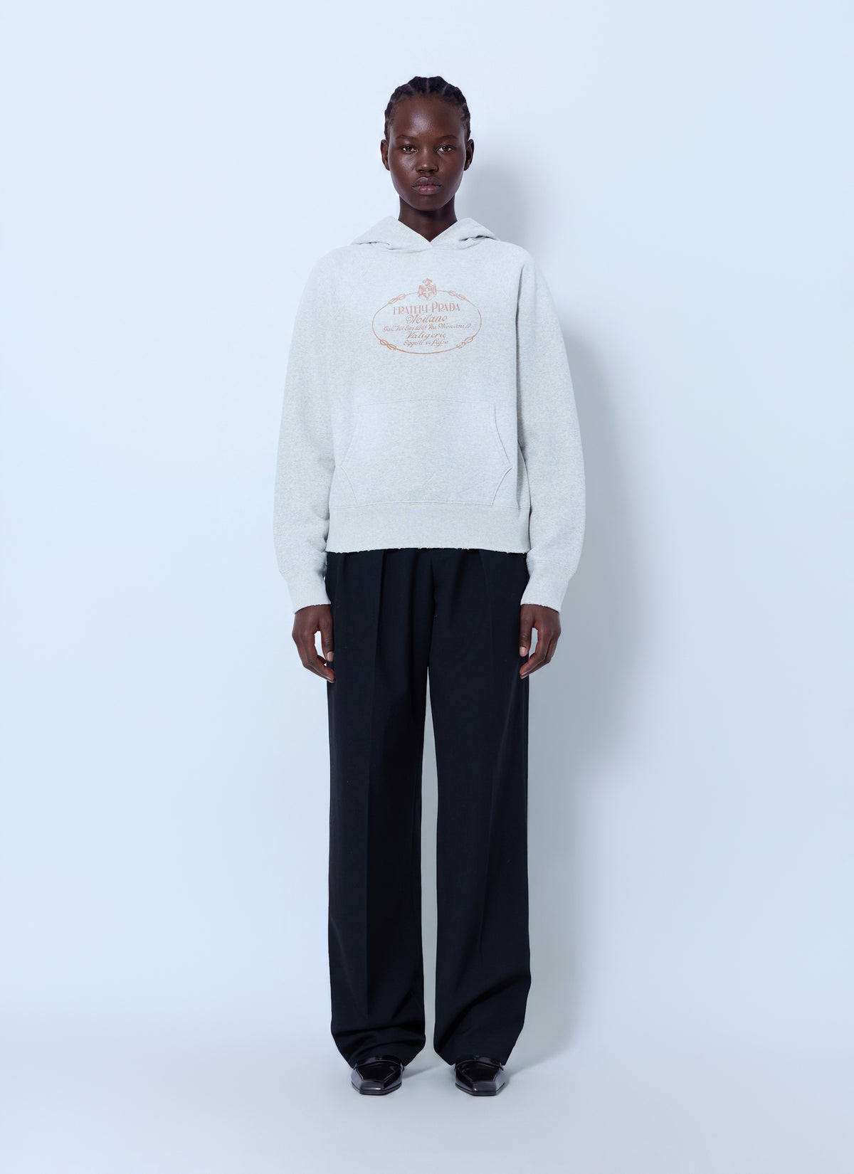Prada Women Cotton Fleece Hoodie PRADA