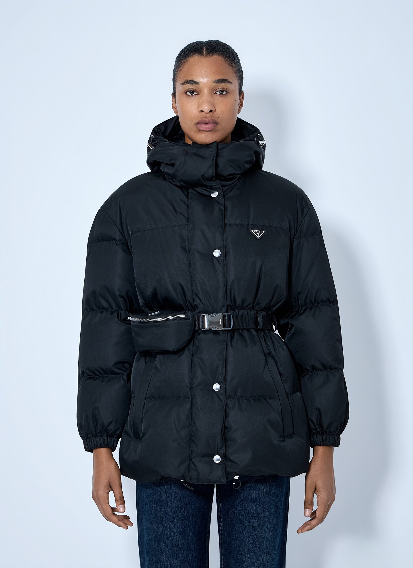 Prada Women Re-Nylon Down Jacket PRADA