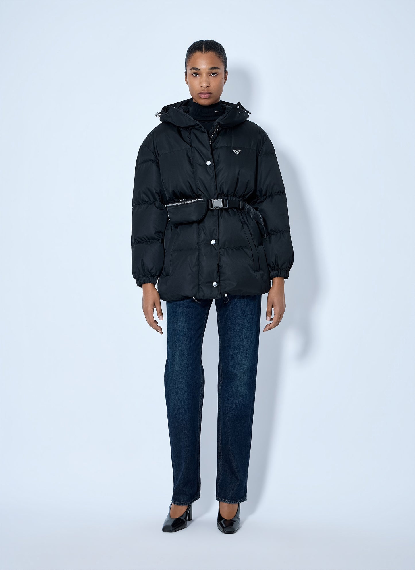 Prada Women Re-Nylon Down Jacket PRADA