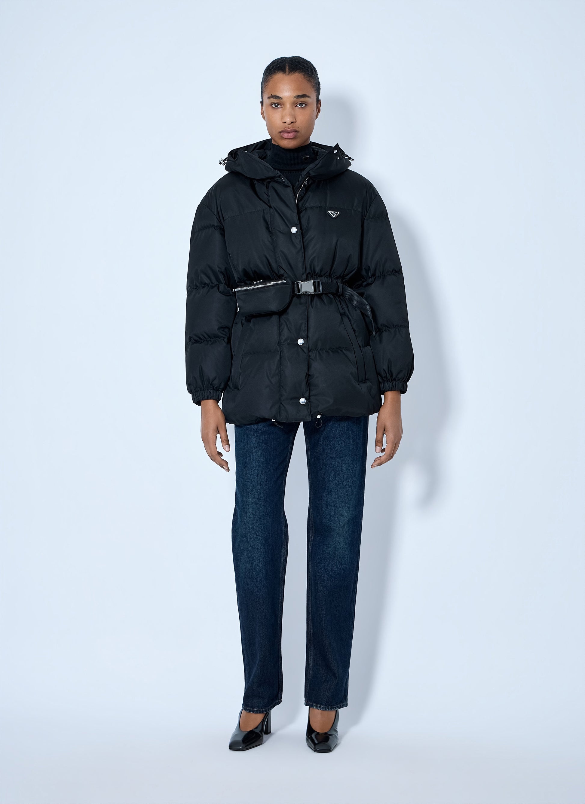Prada Women Re-Nylon Down Jacket PRADA