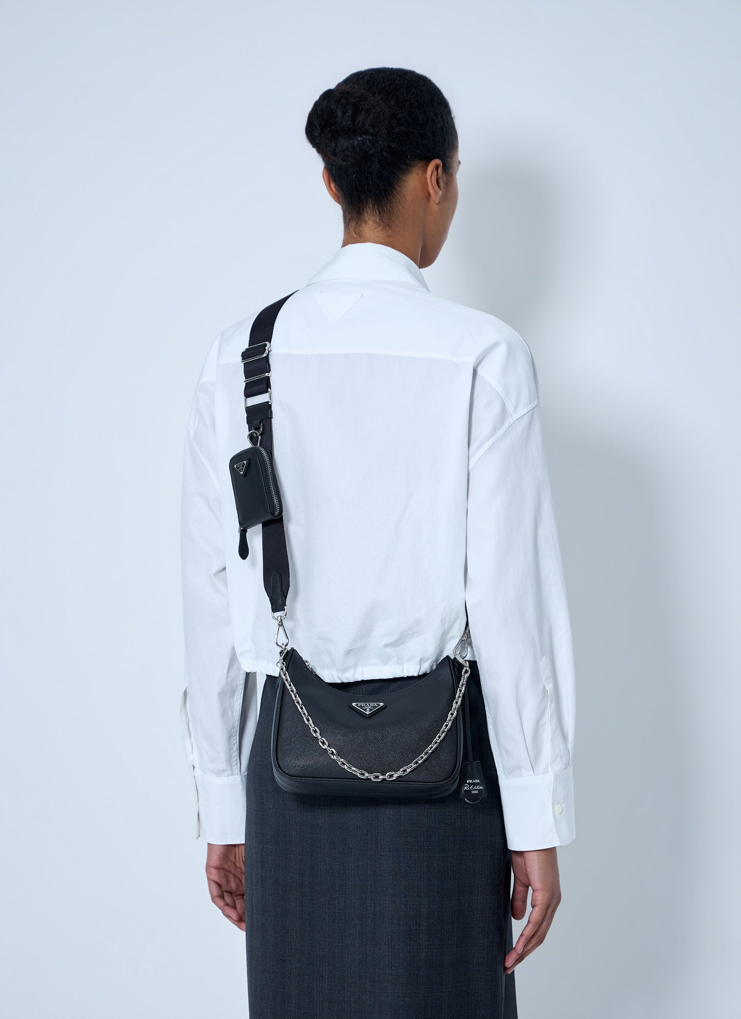 Prada Women Re-Edition 2005 Saffiano Shoulder Bag PRADA