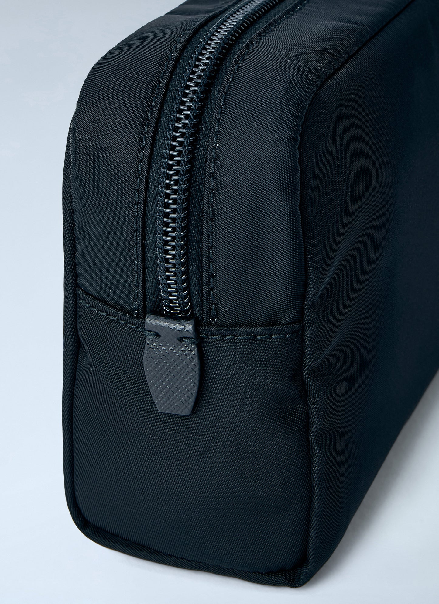Prada Women Compact Nylon Pouch With Logo Detail PRADA