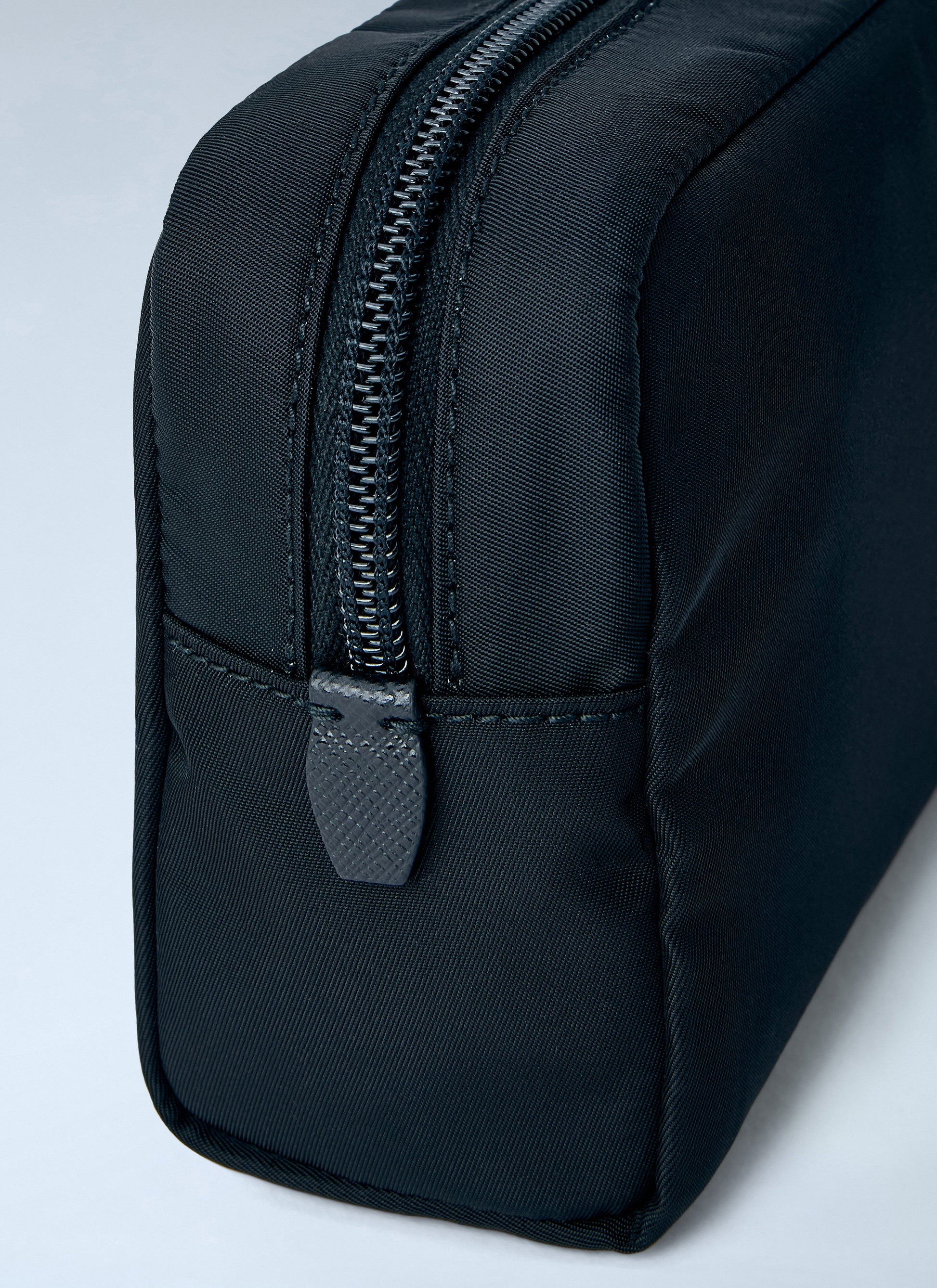 Prada Women Compact Nylon Pouch With Logo Detail PRADA