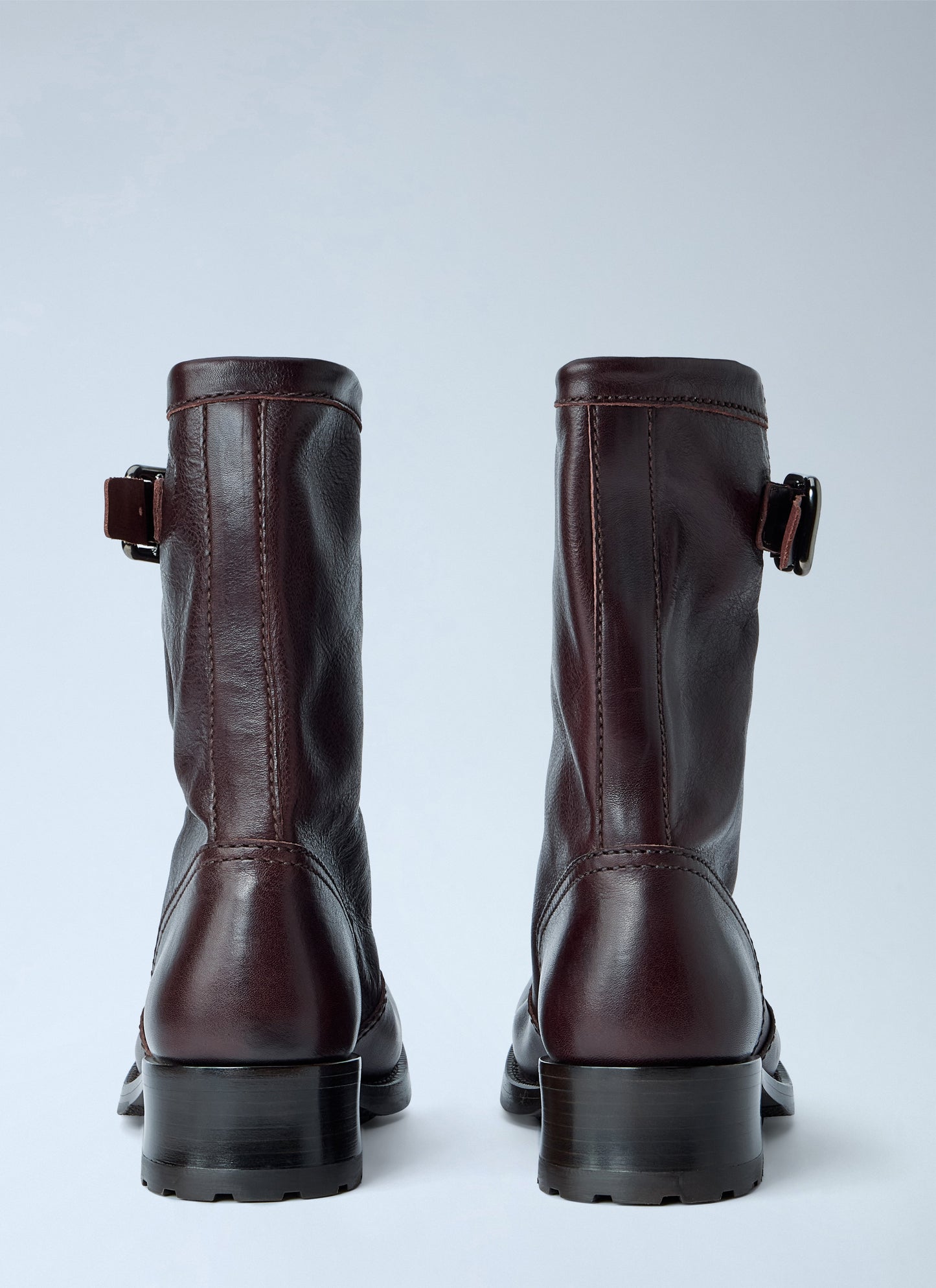 Prada Women Leather Mid-Calf Boots PRADA