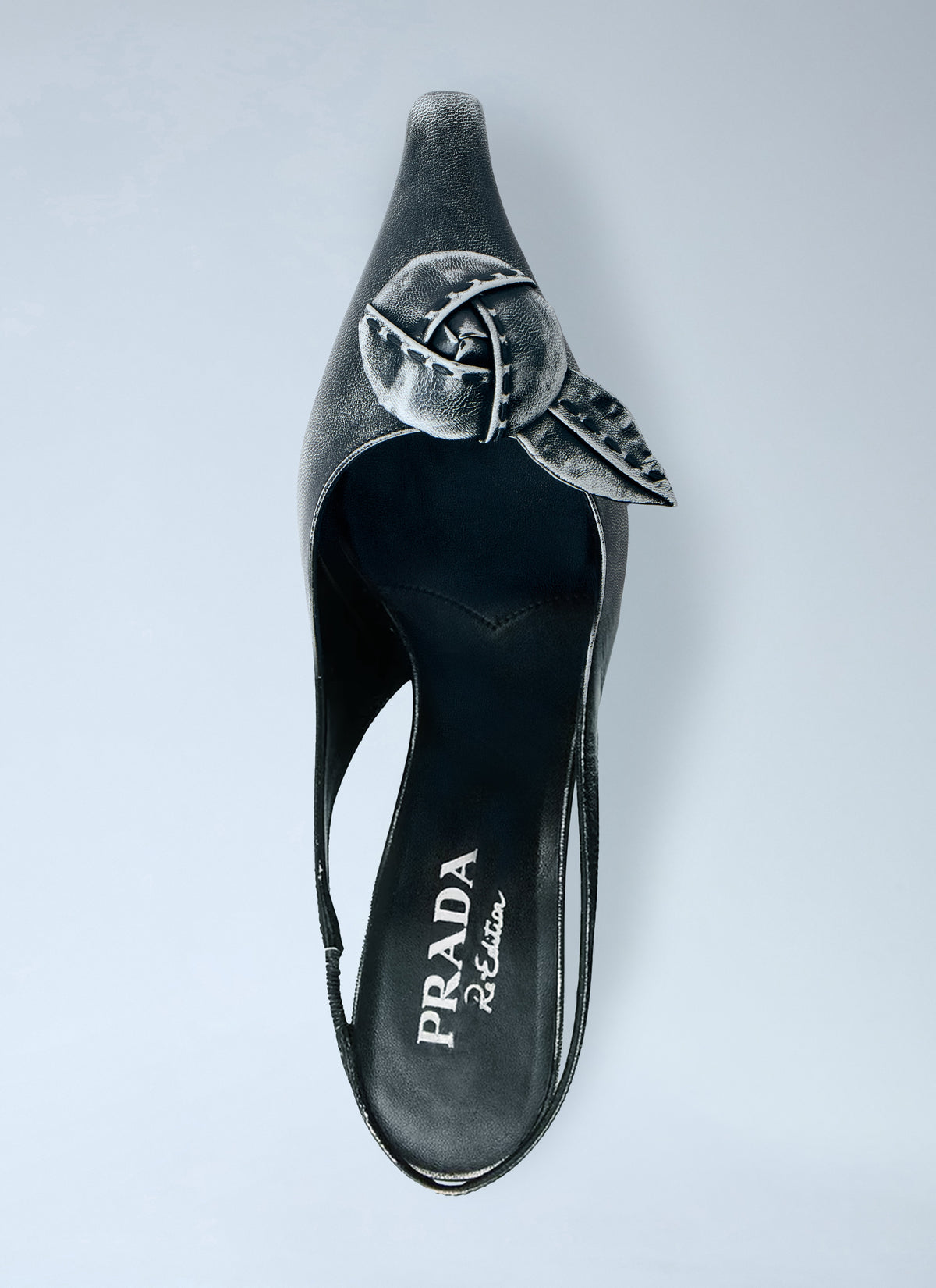 Prada Women Leather Slingback Pumps PRADA