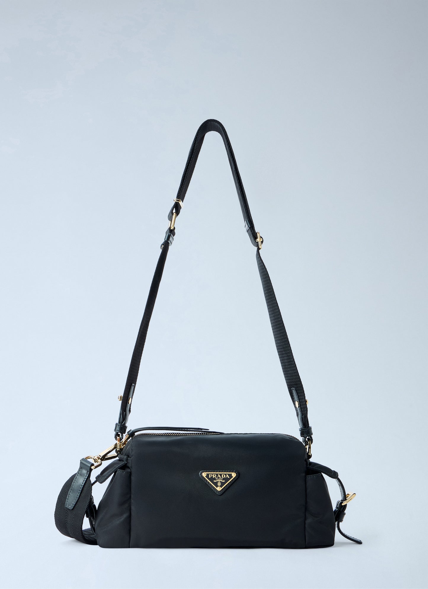 Prada Women Explore Small Re-Nylon And Leather Shoulder Bag PRADA
