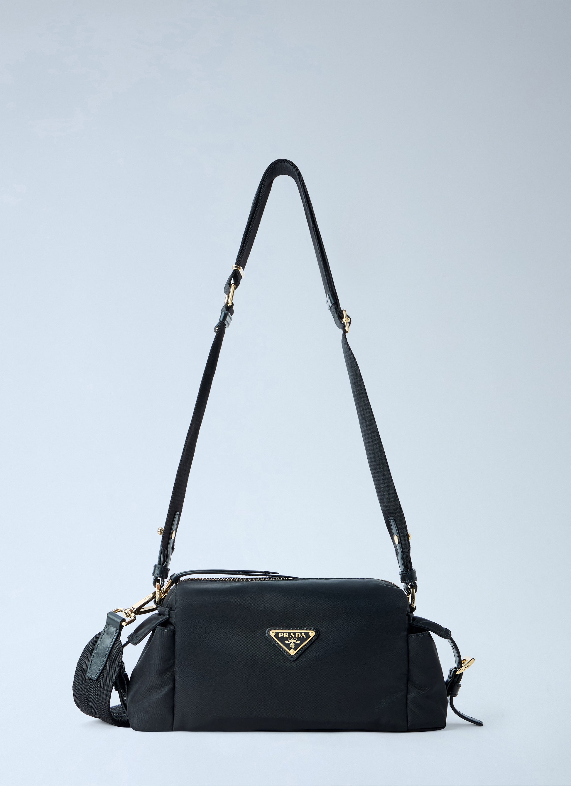 Prada Women Explore Small Re-Nylon And Leather Shoulder Bag PRADA