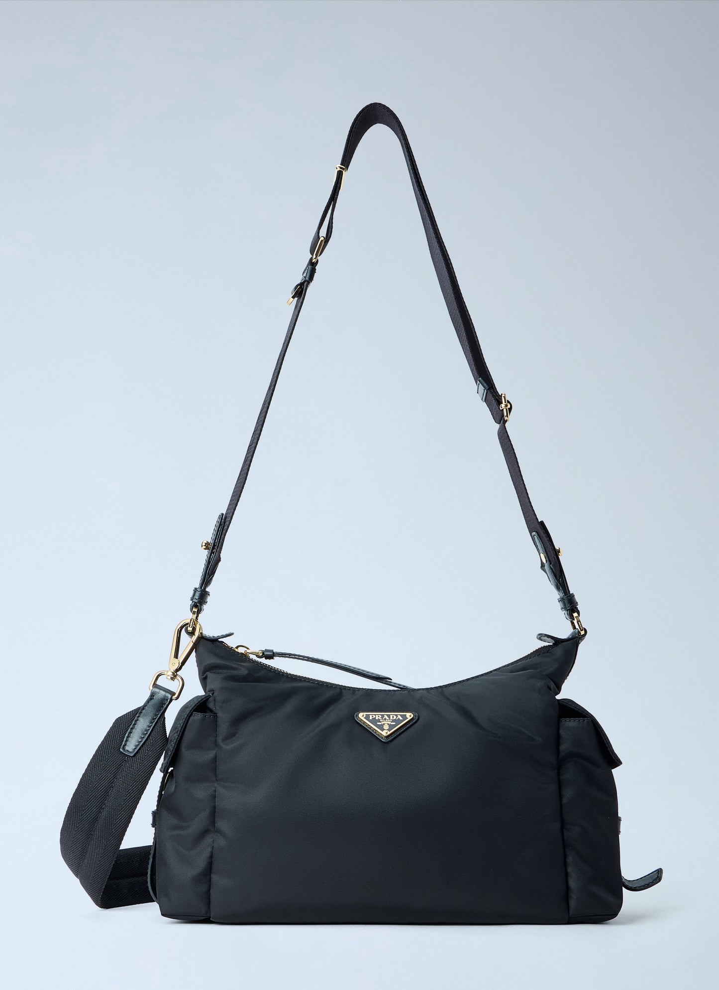 Prada Women Explore Large Re-Nylon And Leather Shoulder Bag PRADA