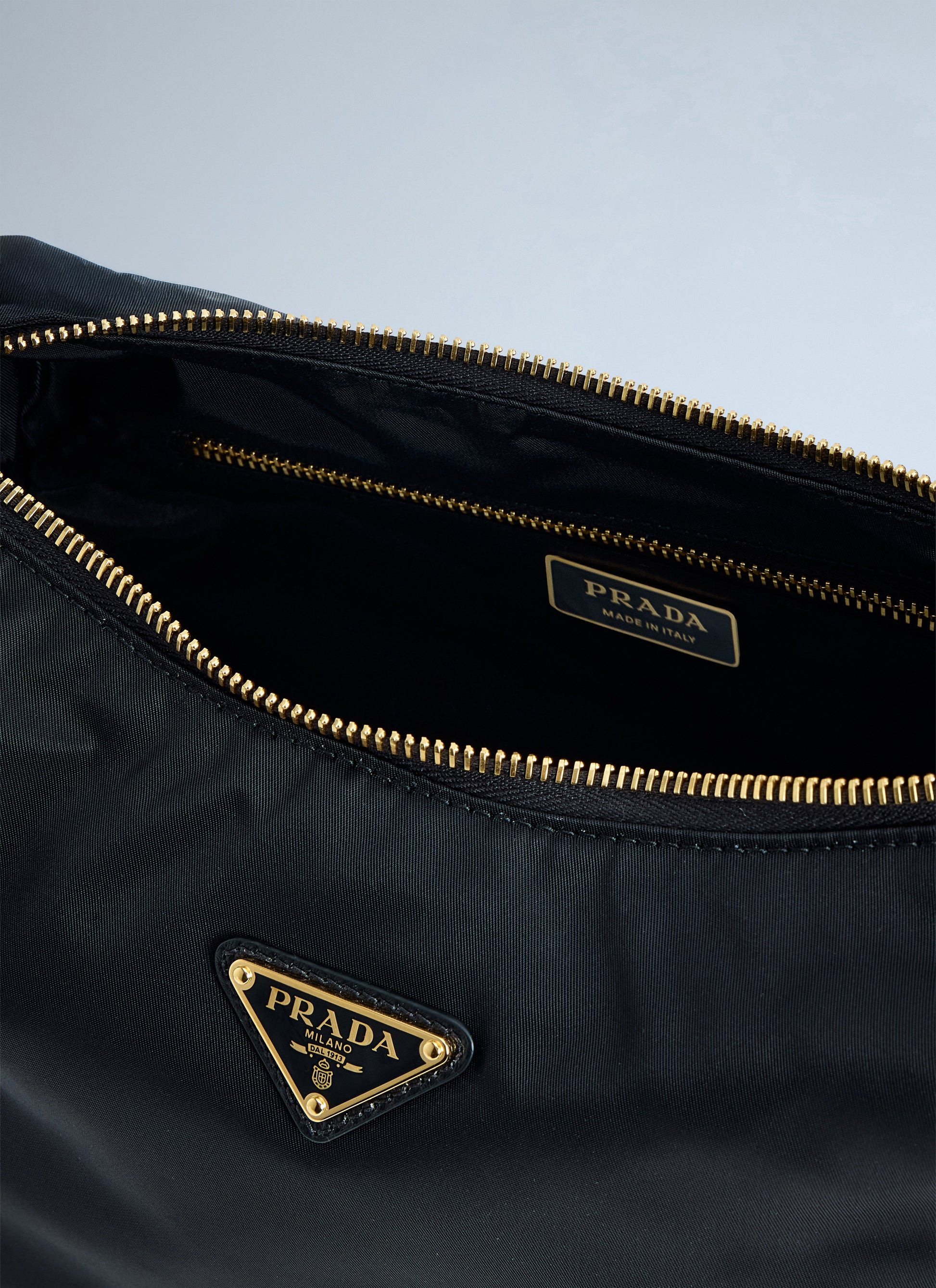 Prada Women Explore Large Re-Nylon And Leather Shoulder Bag PRADA
