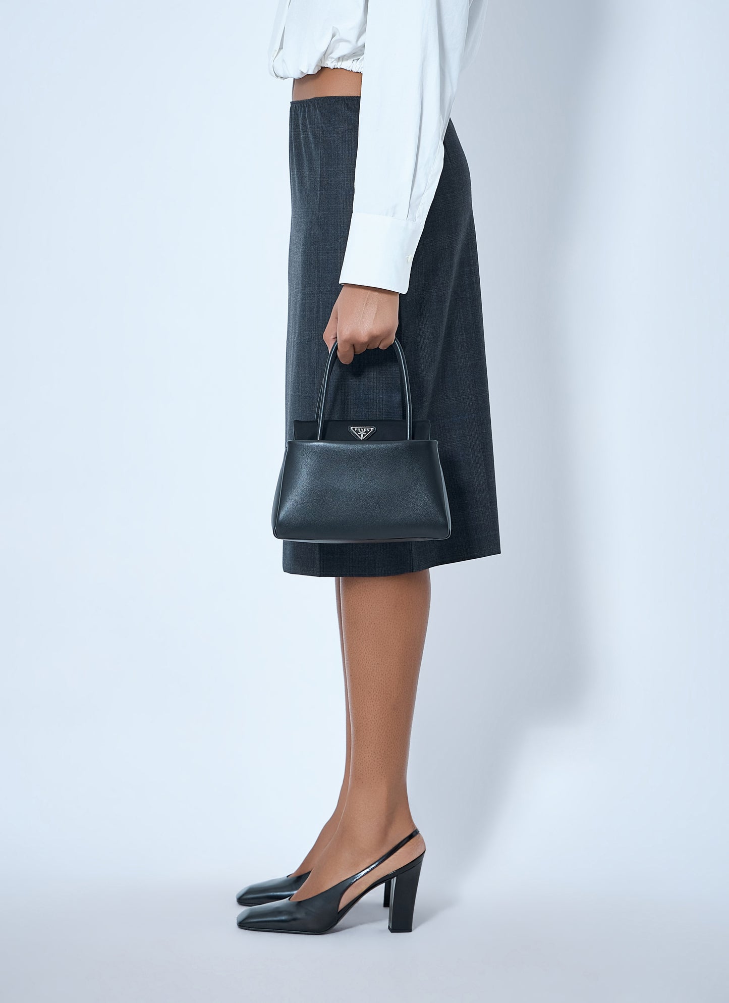 Prada Women Passage Small Handbag With Re-Nylon Flap PRADA