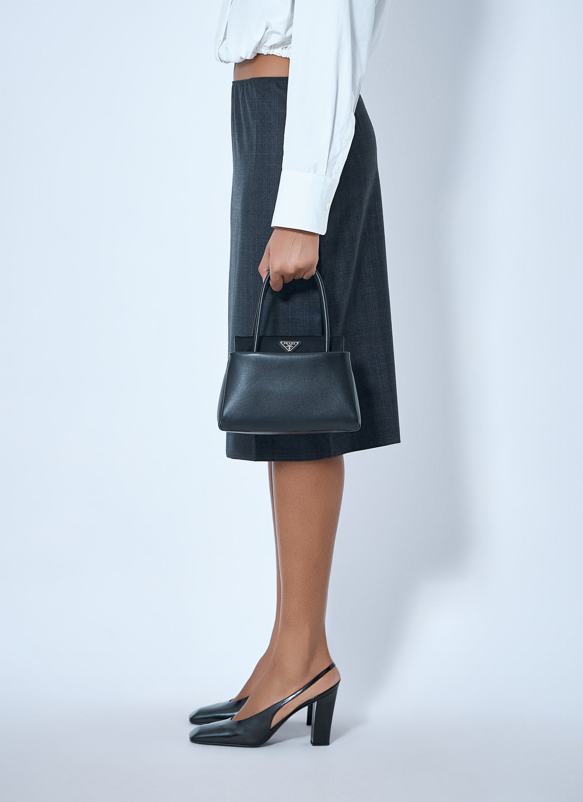Prada Women Passage Small Handbag With Re-Nylon Flap PRADA
