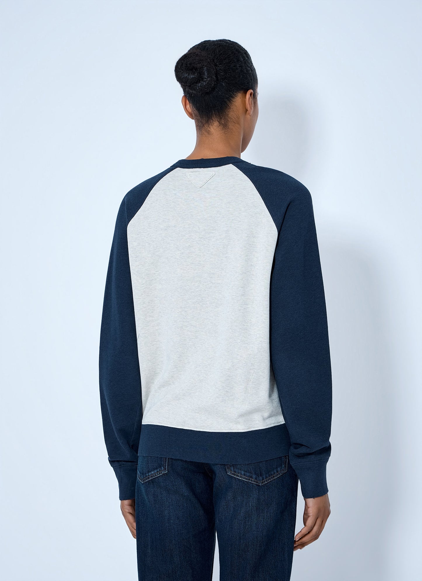 Prada Women Cotton Crew-Neck Sweatshirt PRADA