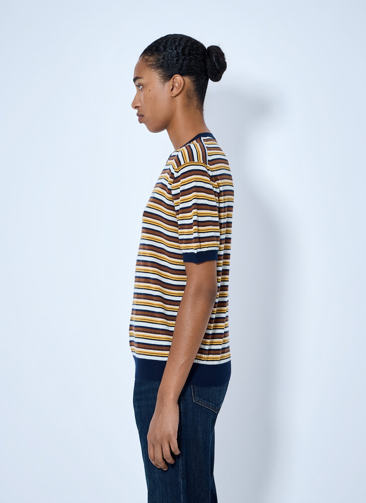 Prada Women Striped Knit T-Shirt PRADA