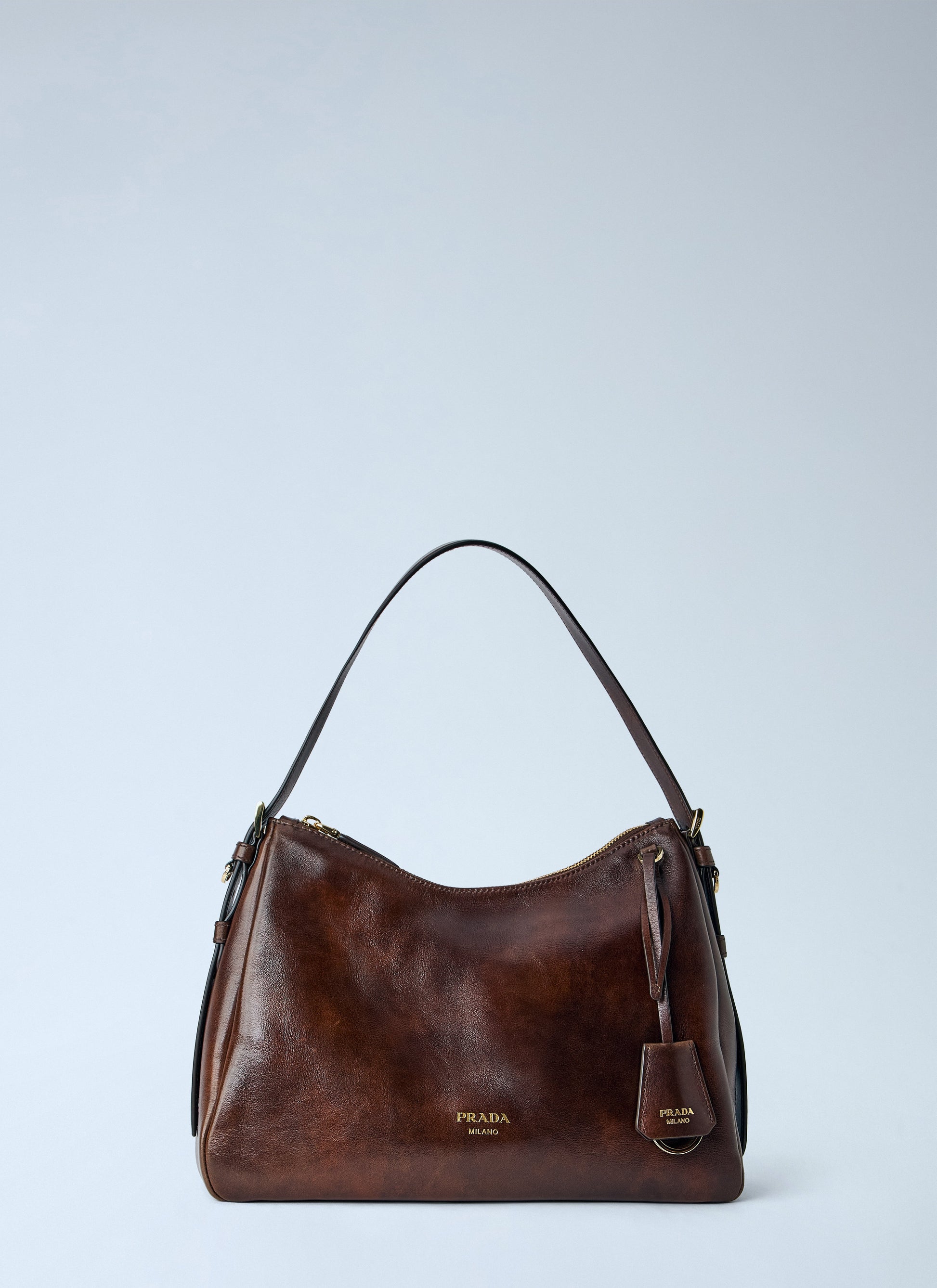 Prada Women Aimée Medium Leather Shoulder Bag PRADA