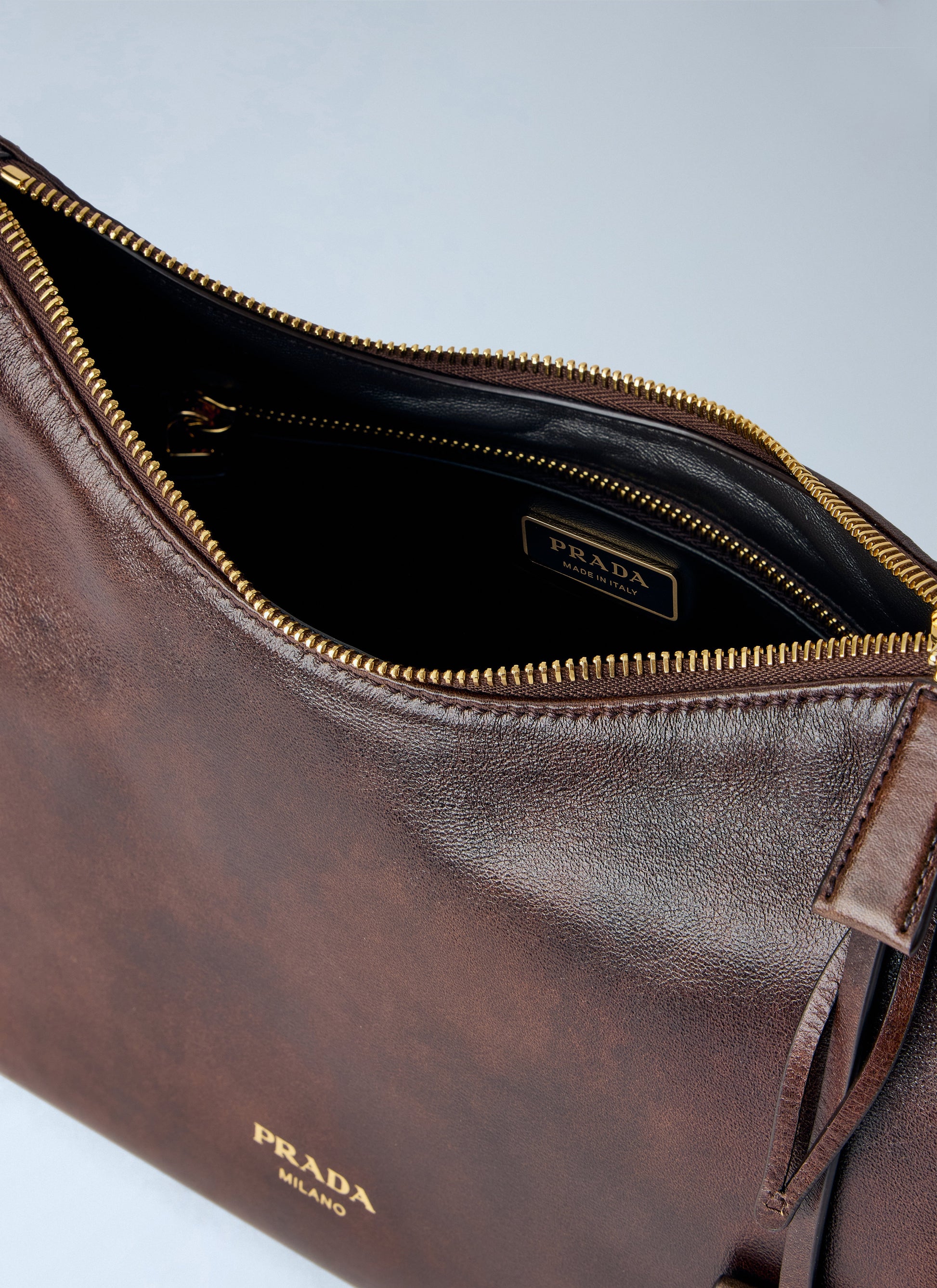 Prada Women Aimée Medium Leather Shoulder Bag PRADA