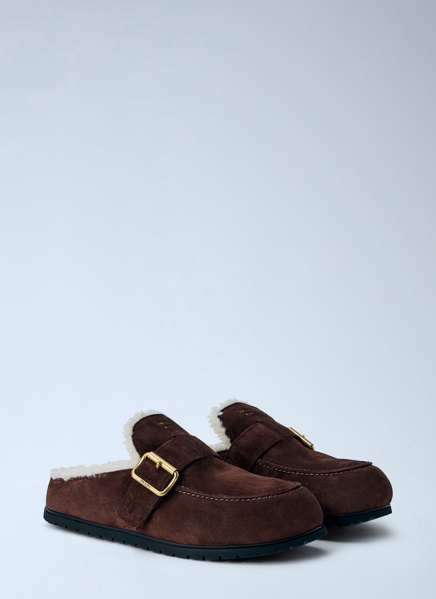 Prada Women Suede Mules PRADA