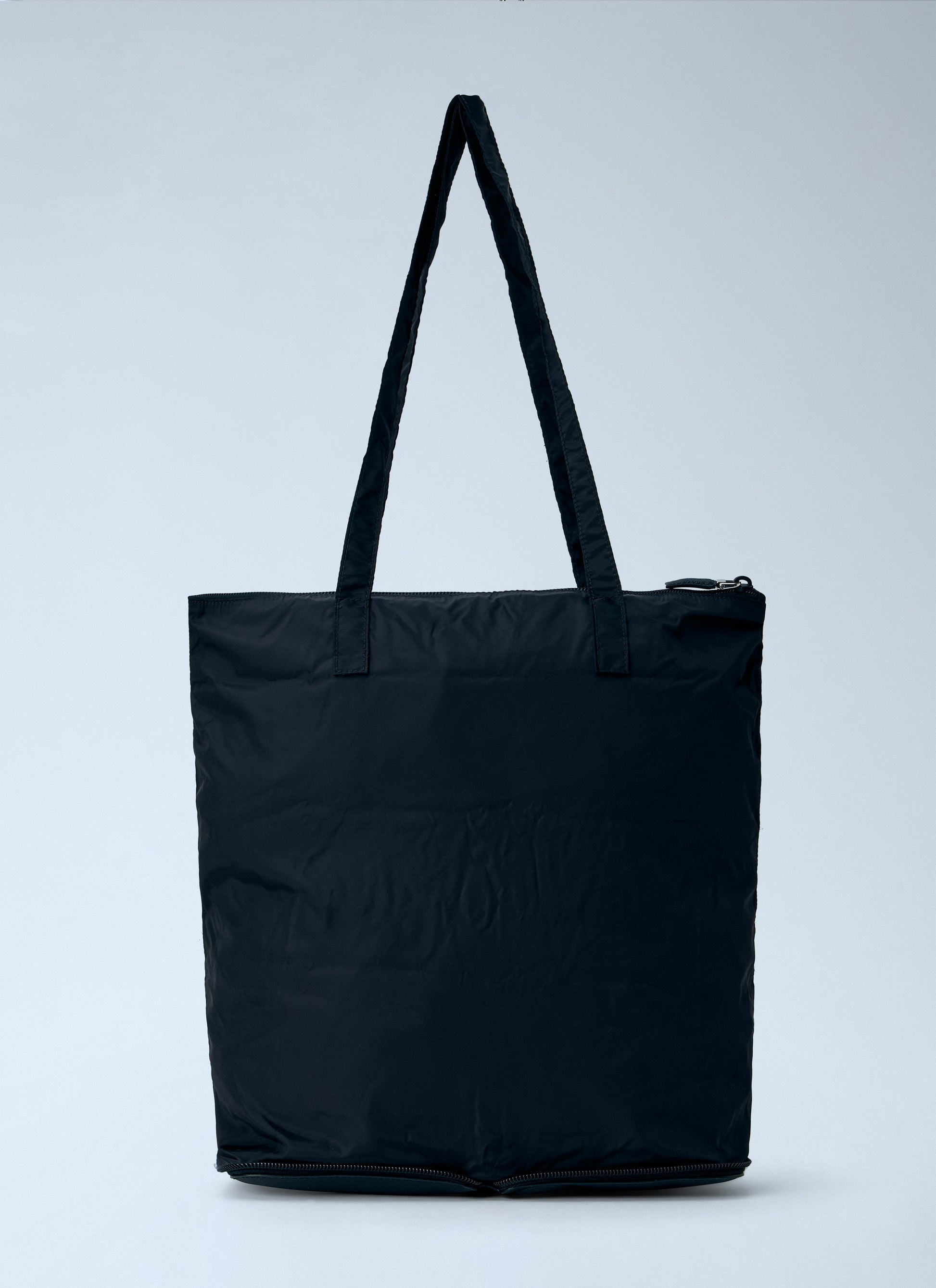 Prada Women Saffiano Leather Pendant With Re-Nylon Tote Bag PRADA