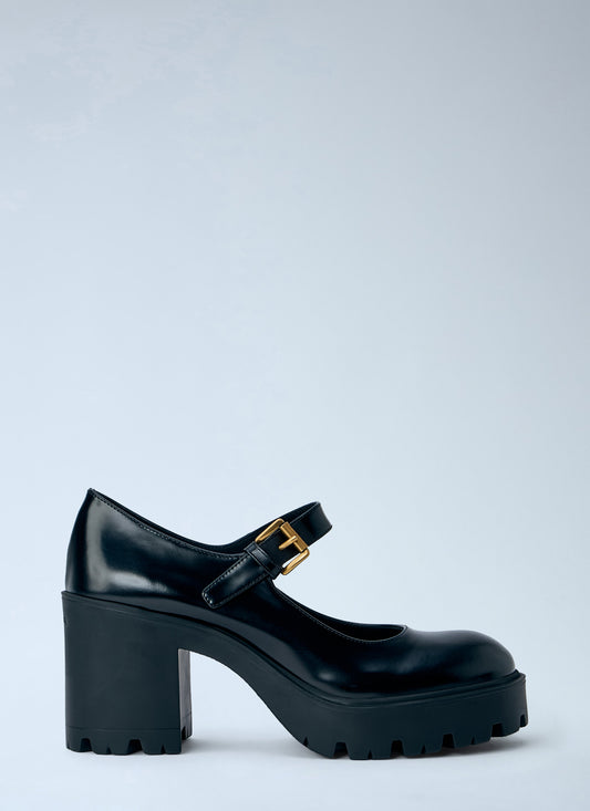 Prada Women Brushed Leather Pumps PRADA