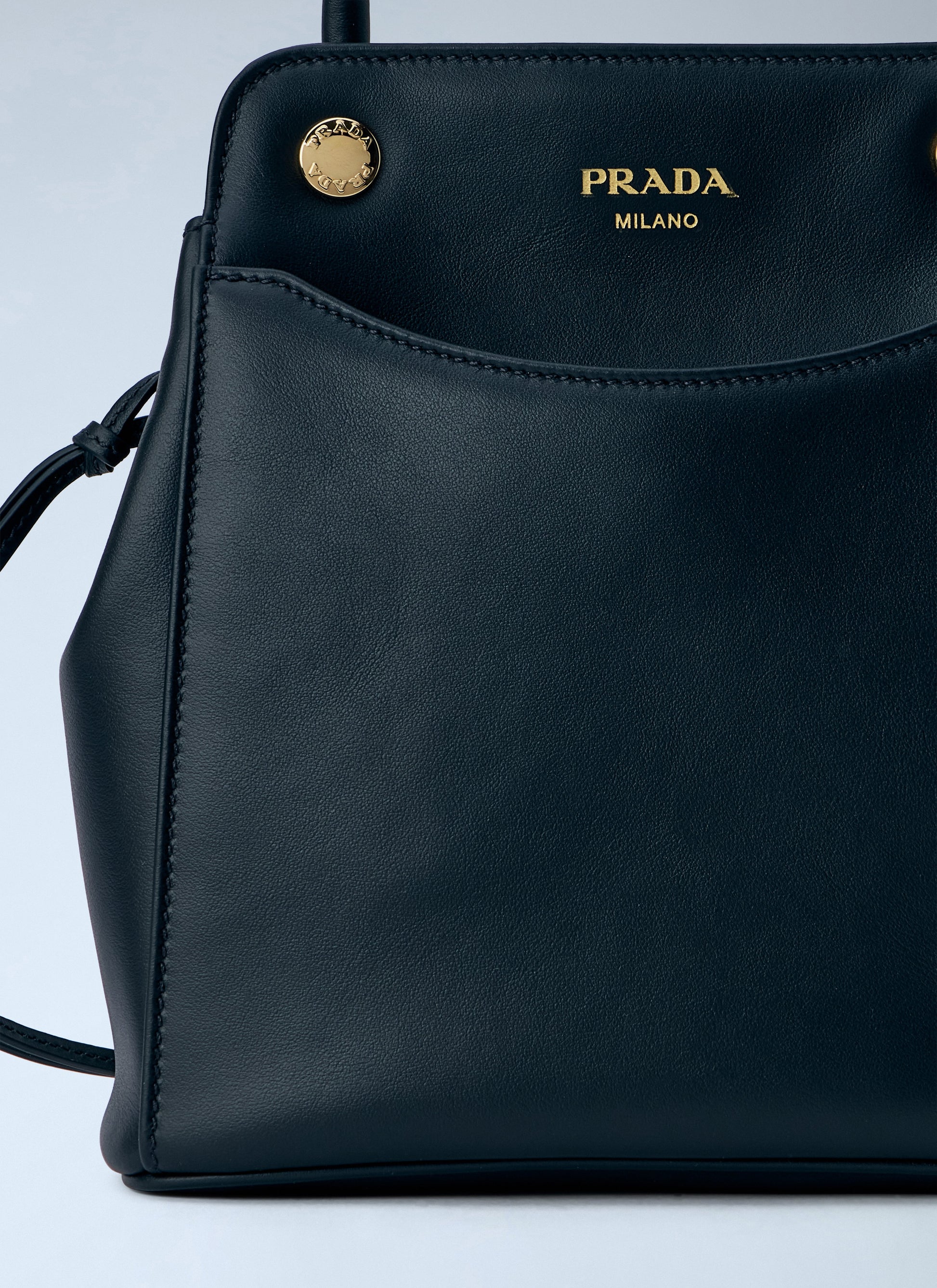 Prada Women Carry Mini Leather Handbag PRADA