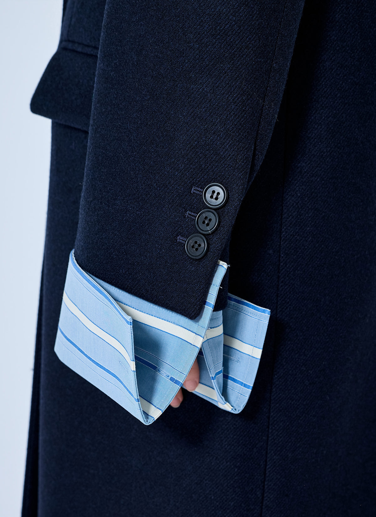 Prada Women Single-Breasted Embroidered Double Wool Coat PRADA