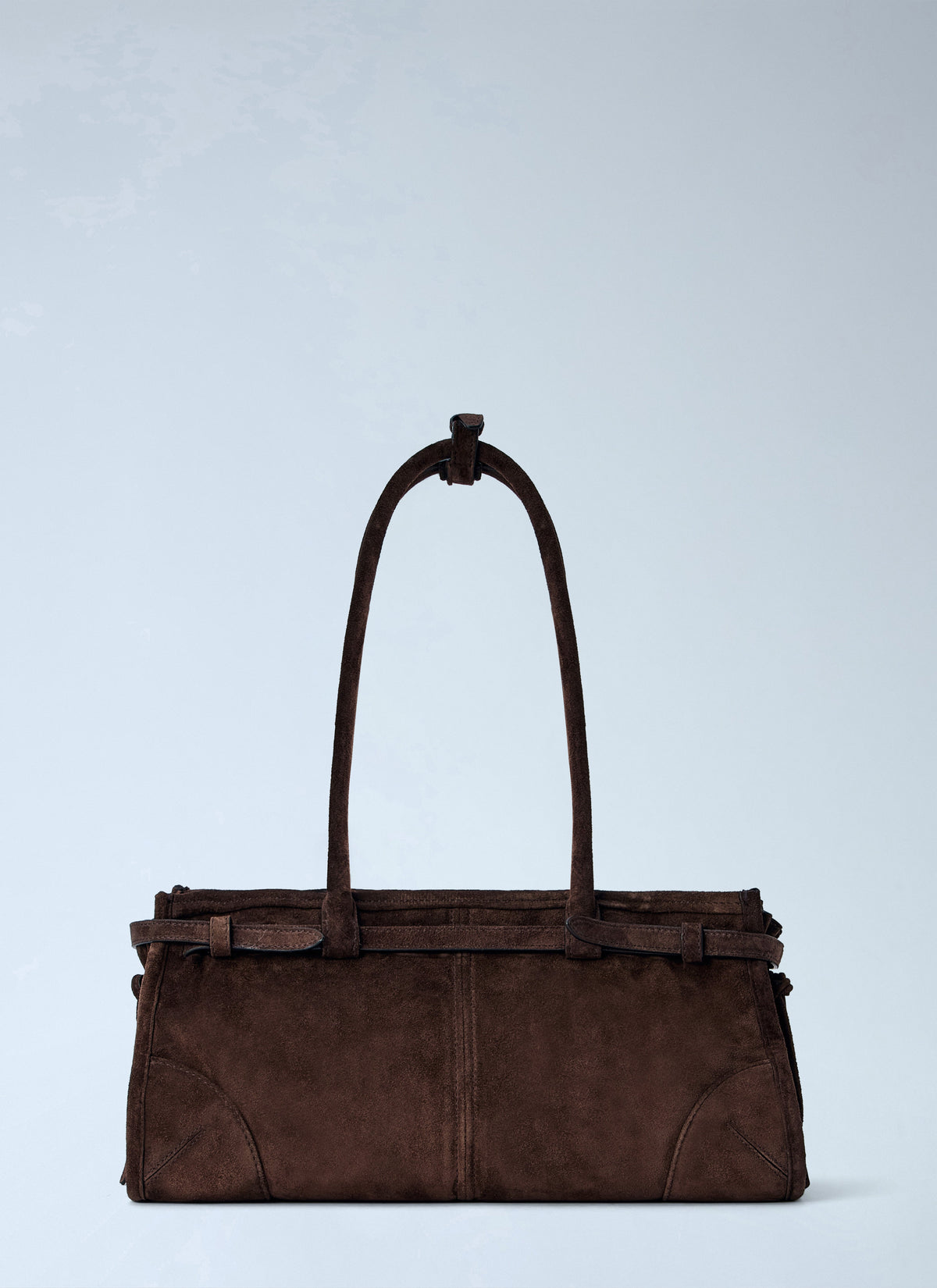 Prada Women Medium Bonnie Suede Leather Handbag PRADA