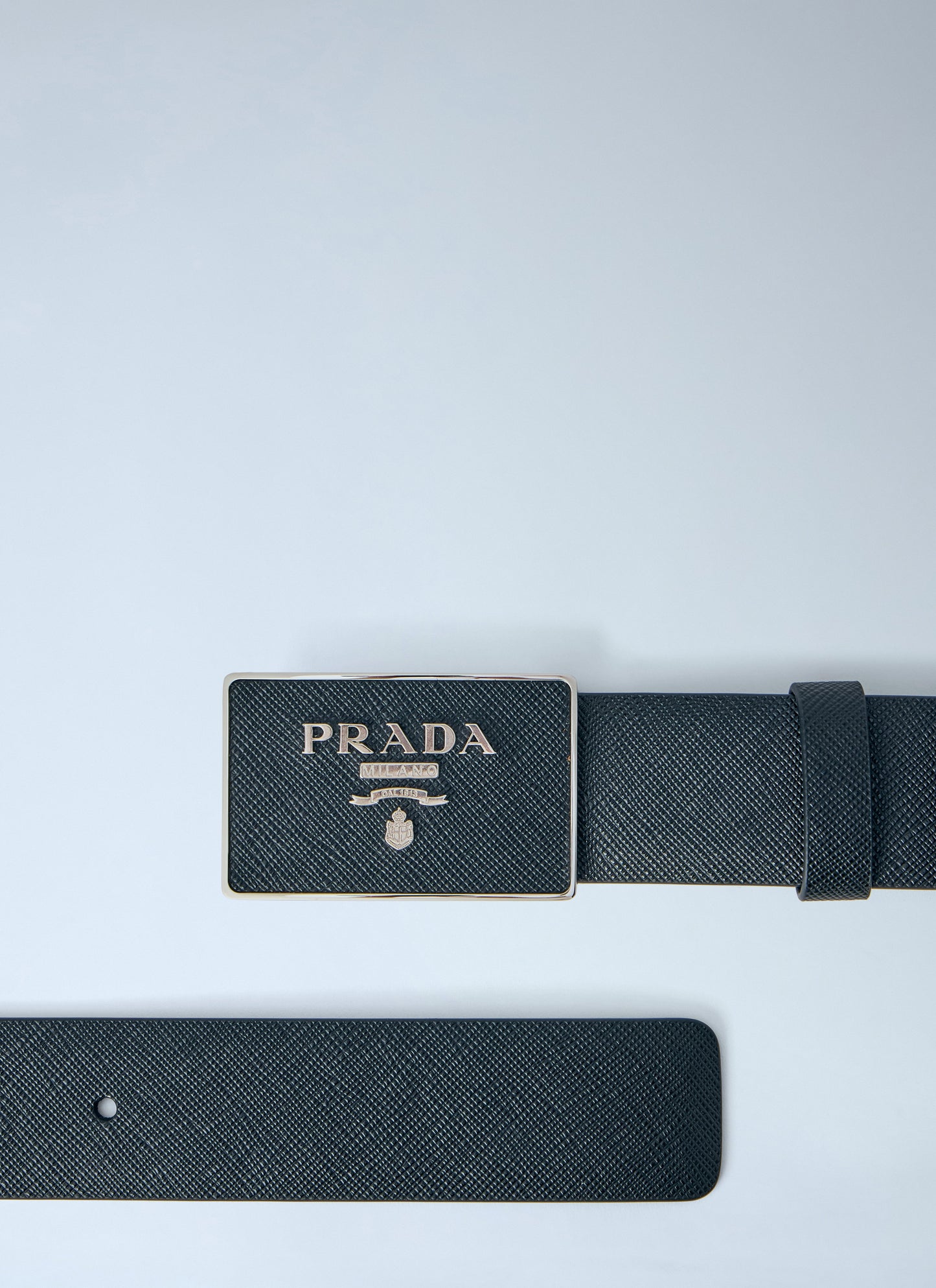 Prada Men Saffiano Leather Belt PRADA