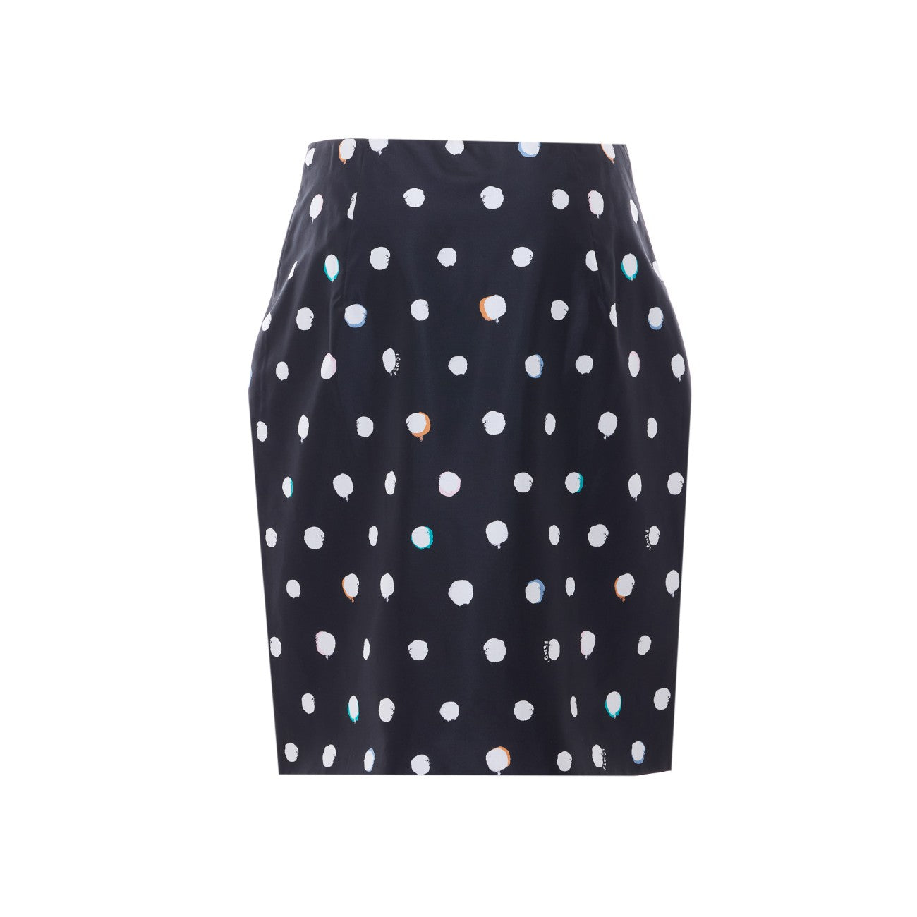 Fendi Women Print Dots Zipped Skirt FENDI