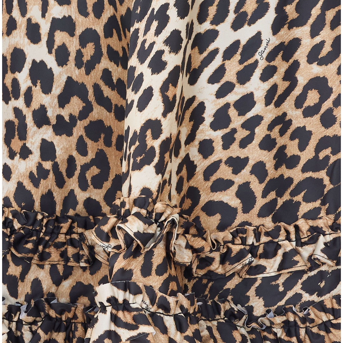 Ganni Women Printed Duchesse Skirt GANNI