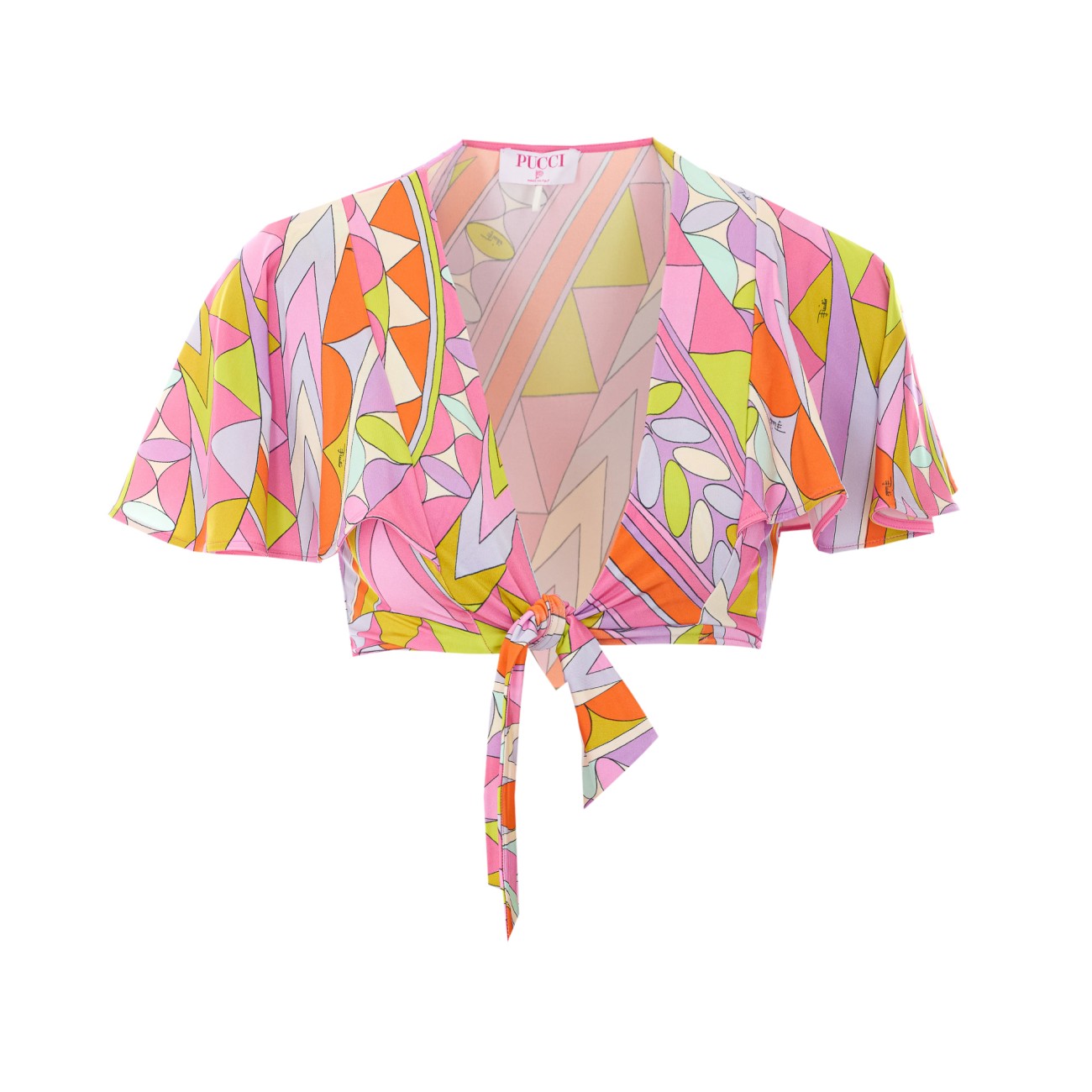 Pucci Women Printed Knot Top PUCCI